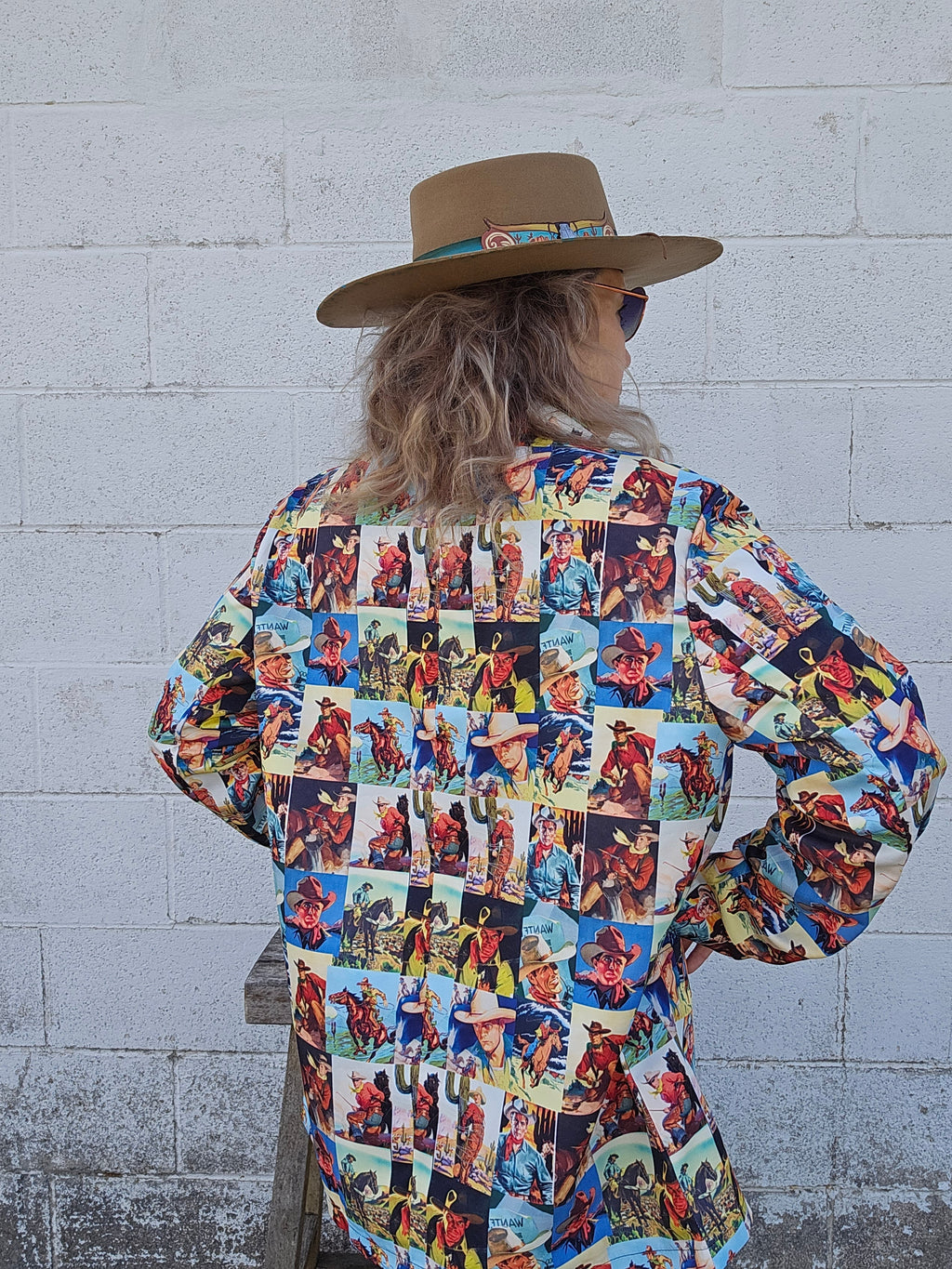 Baha Ranch Cowboy Collage Women's Western Blazer by Baha Ranch Western Wear - product image 4