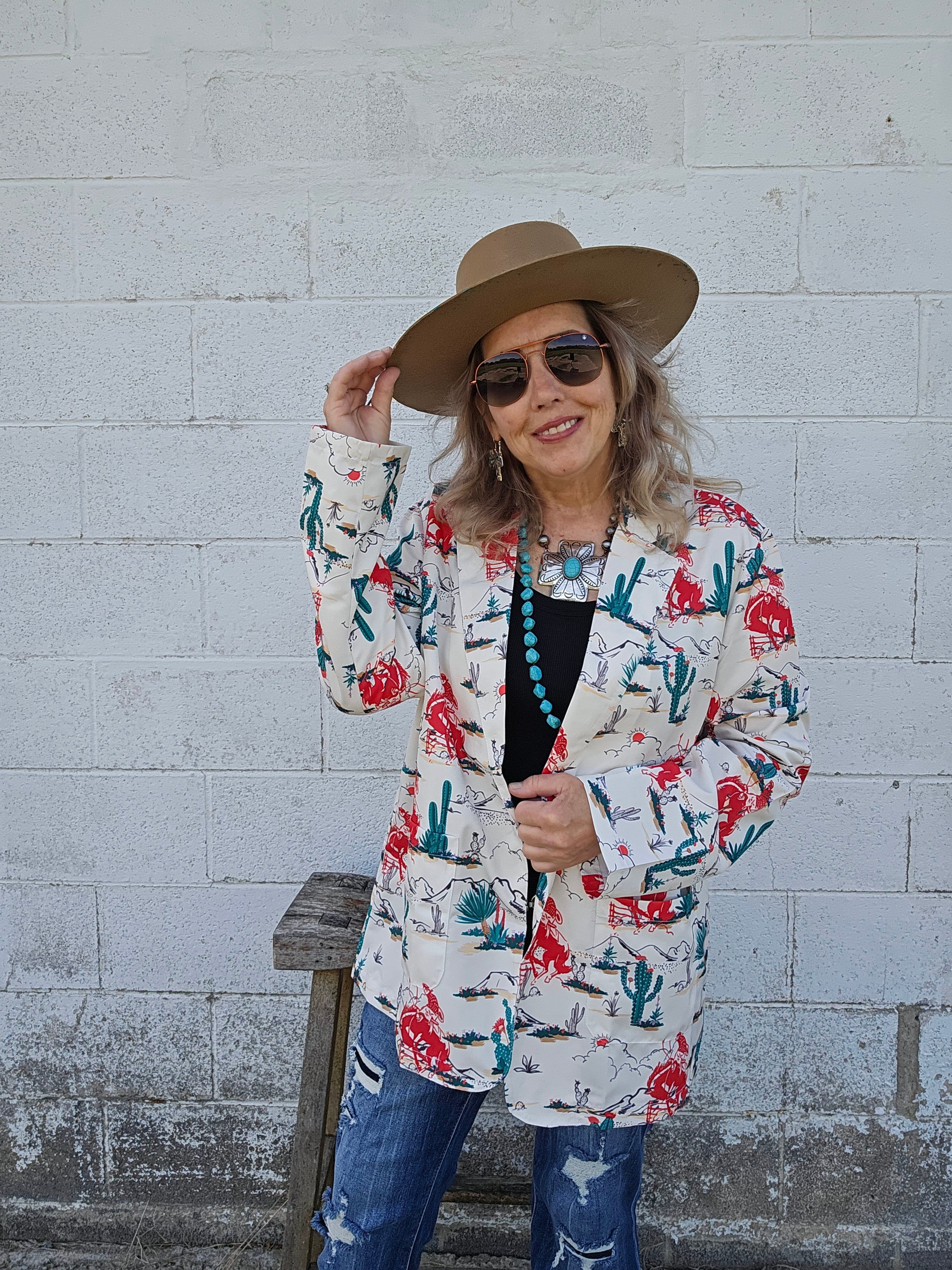 Baha Ranch Desert Rodeo Women's Western Blazer by Baha Ranch Western Wear - product image 3