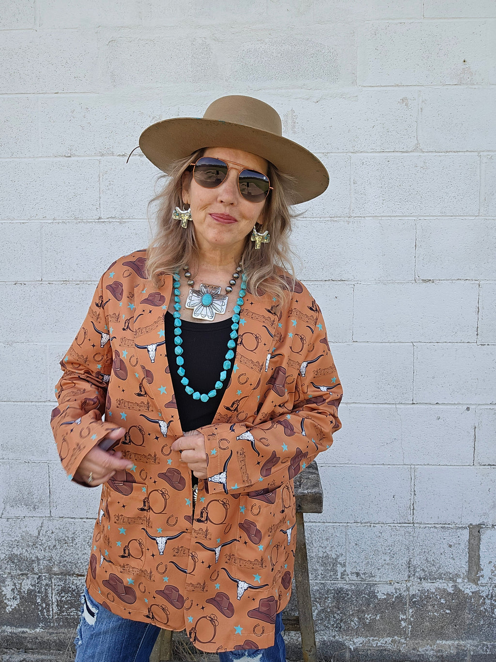 Baha Ranch Cowboy Things Womens Western Blazer by Baha Ranch Western Wear - product image 4
