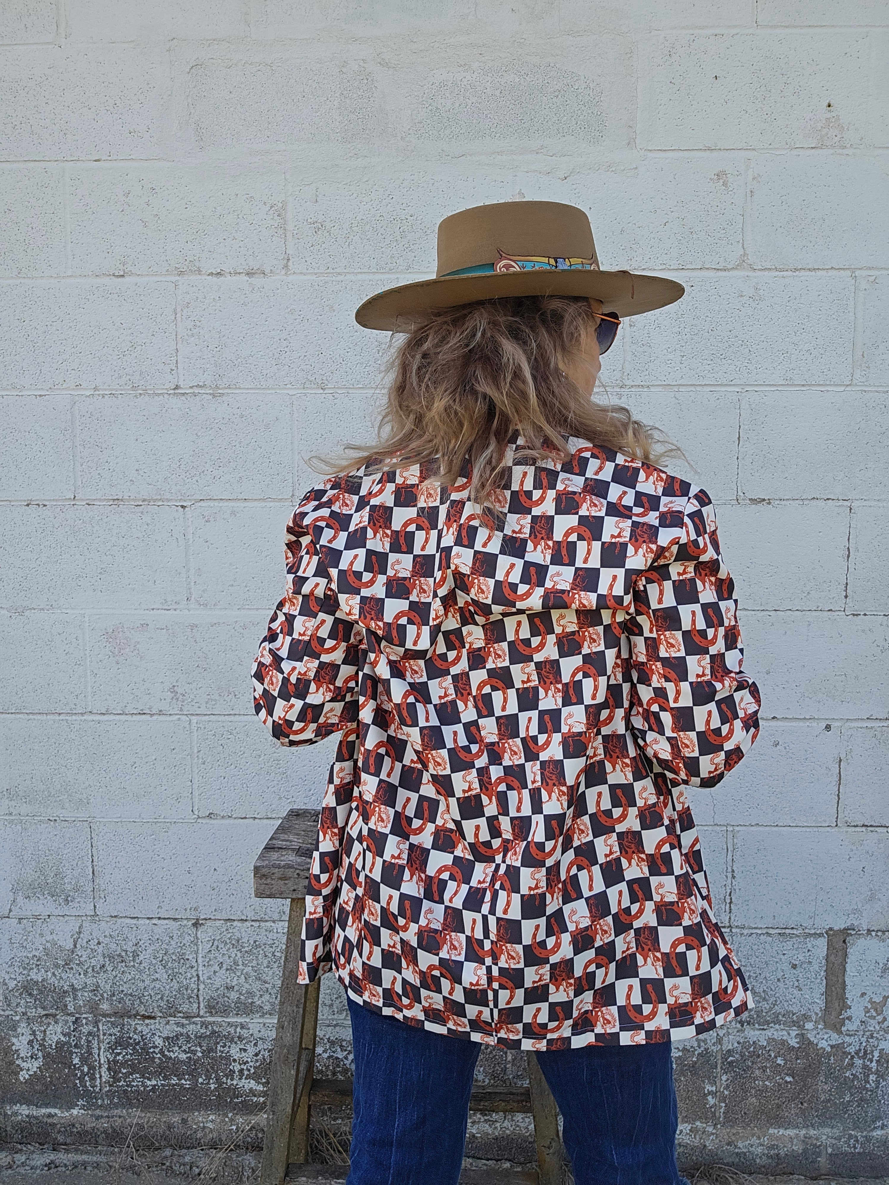 Baha Ranch Checkered Rodeo Women's Western Blazer by Baha Ranch Western Wear - product image 7