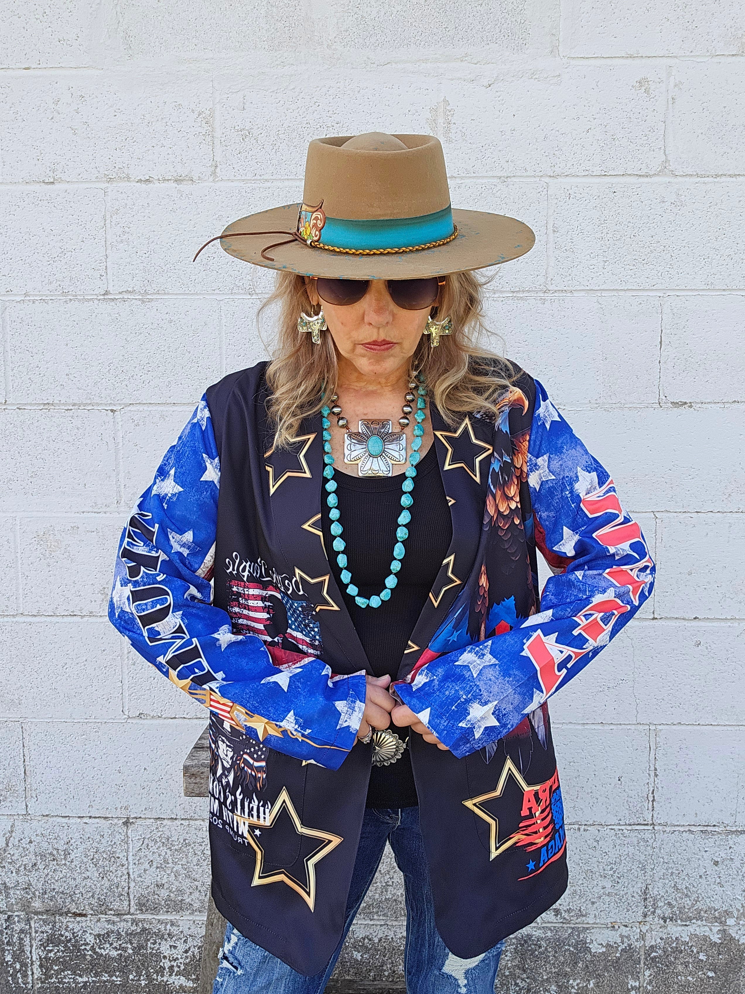 Baha Ranch Ultra Maga Trump Womens Blazer by Baha Ranch Western Wear - product image 14