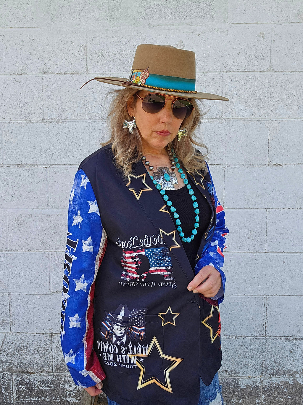 Baha Ranch Ultra Maga Trump Womens Blazer by Baha Ranch Western Wear - product image 15