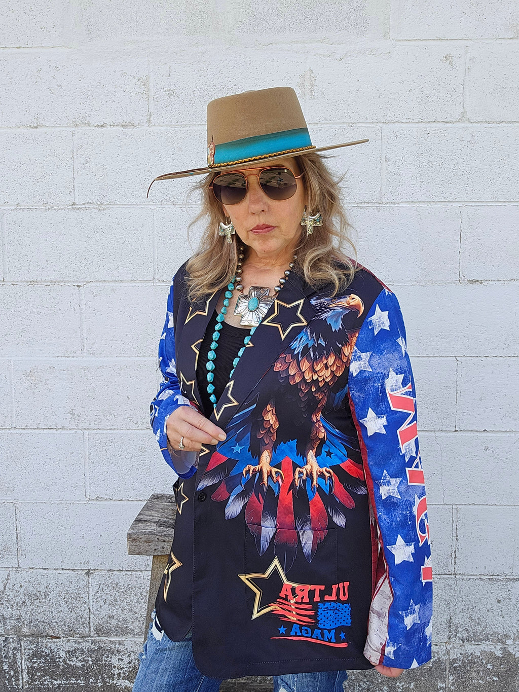 Baha Ranch Ultra Maga Trump Womens Blazer by Baha Ranch Western Wear - product image 16