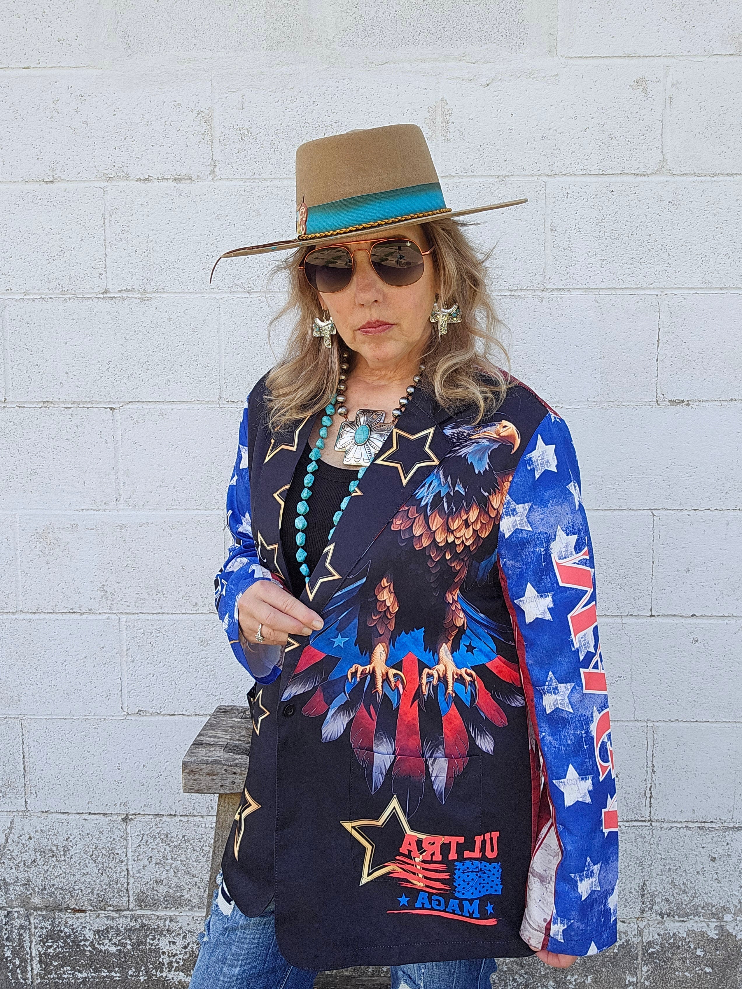 Baha Ranch Ultra Maga Trump Womens Blazer by Baha Ranch Western Wear - product image 16