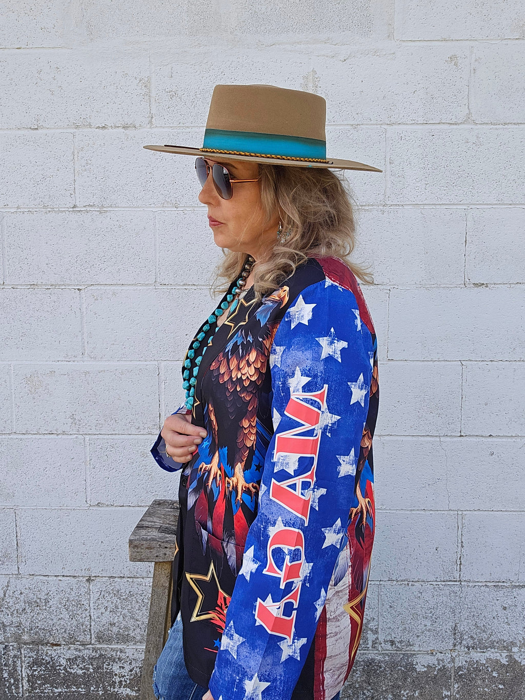 Baha Ranch Ultra Maga Trump Womens Blazer by Baha Ranch Western Wear - product image 17