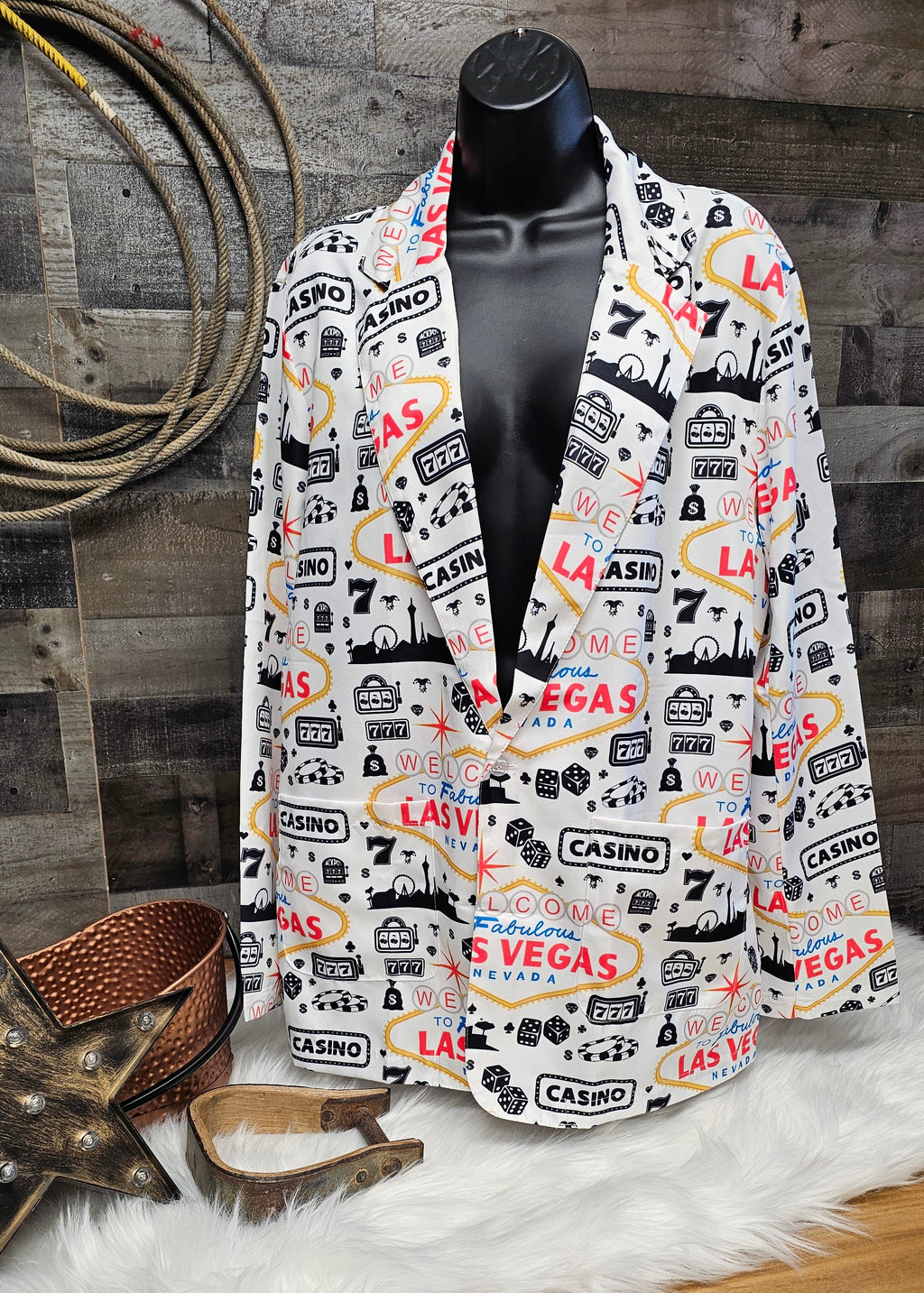 Baha Ranch Yeehaw Cowboy Vegas Women's Western Blazer by Baha Ranch Western Wear - product image 2