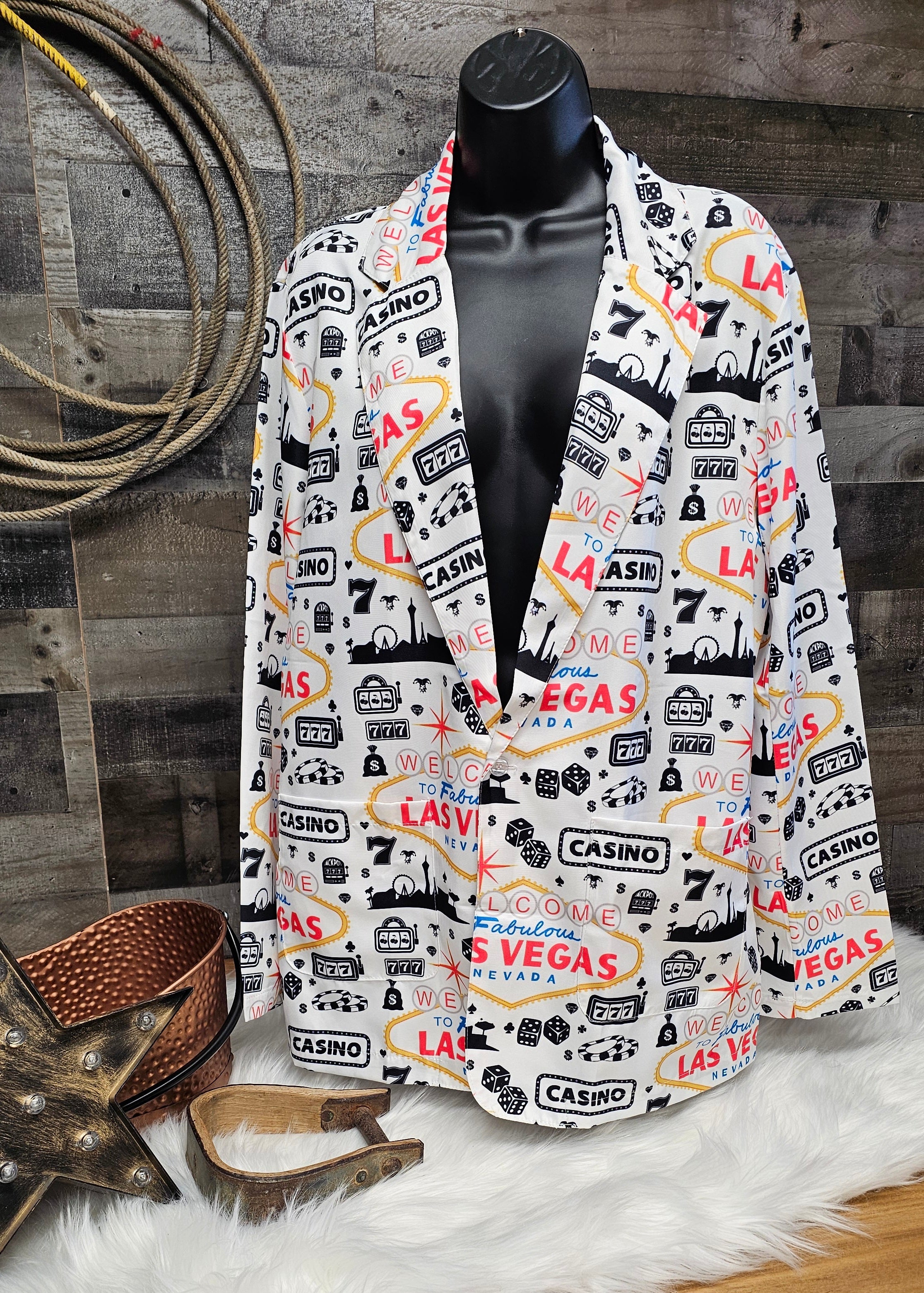 Baha Ranch Yeehaw Cowboy Vegas Women's Western Blazer by Baha Ranch Western Wear - product image 2