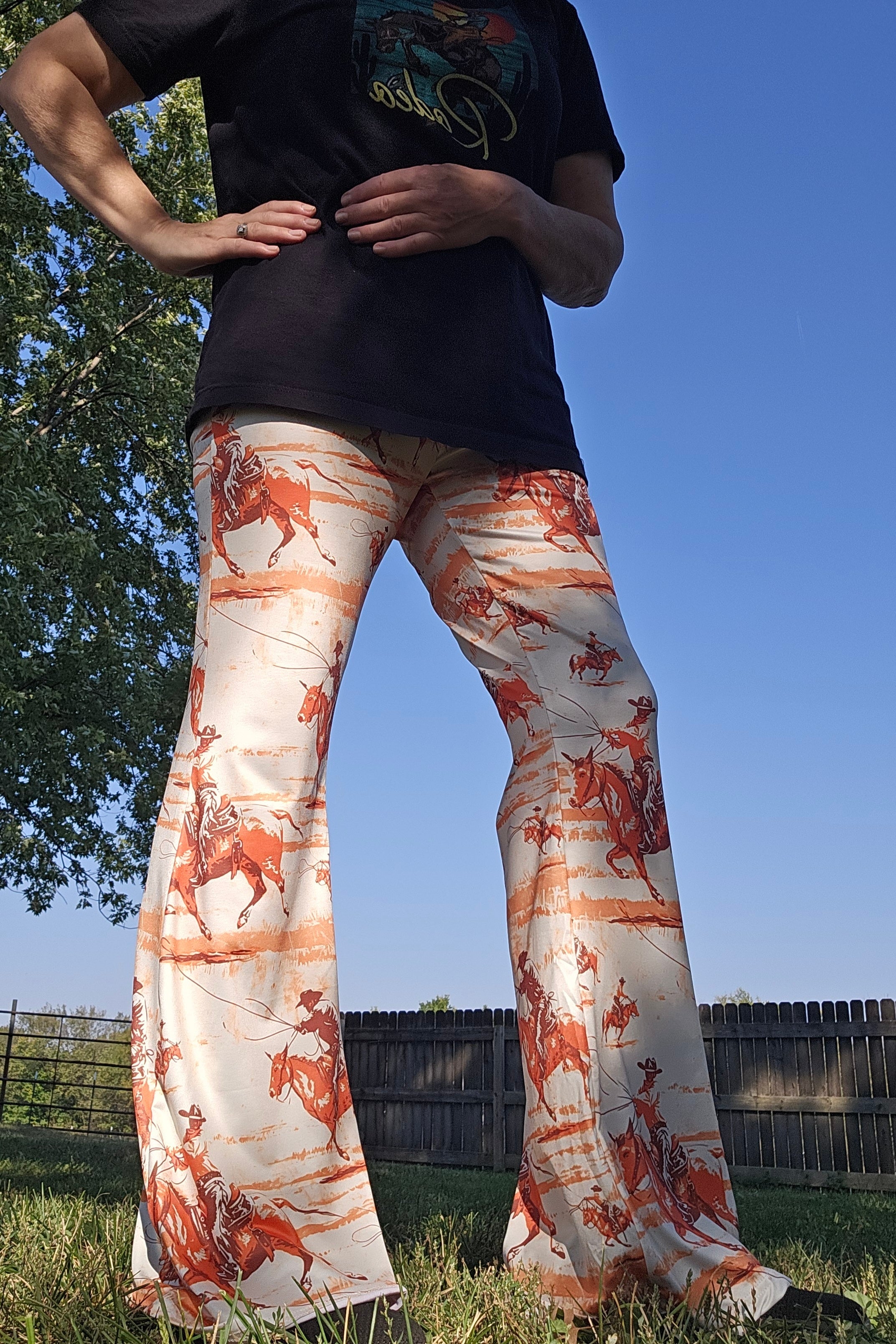Baha Ranch Retro Western Flare Pants by Baha Ranch Western Wear - product image 3