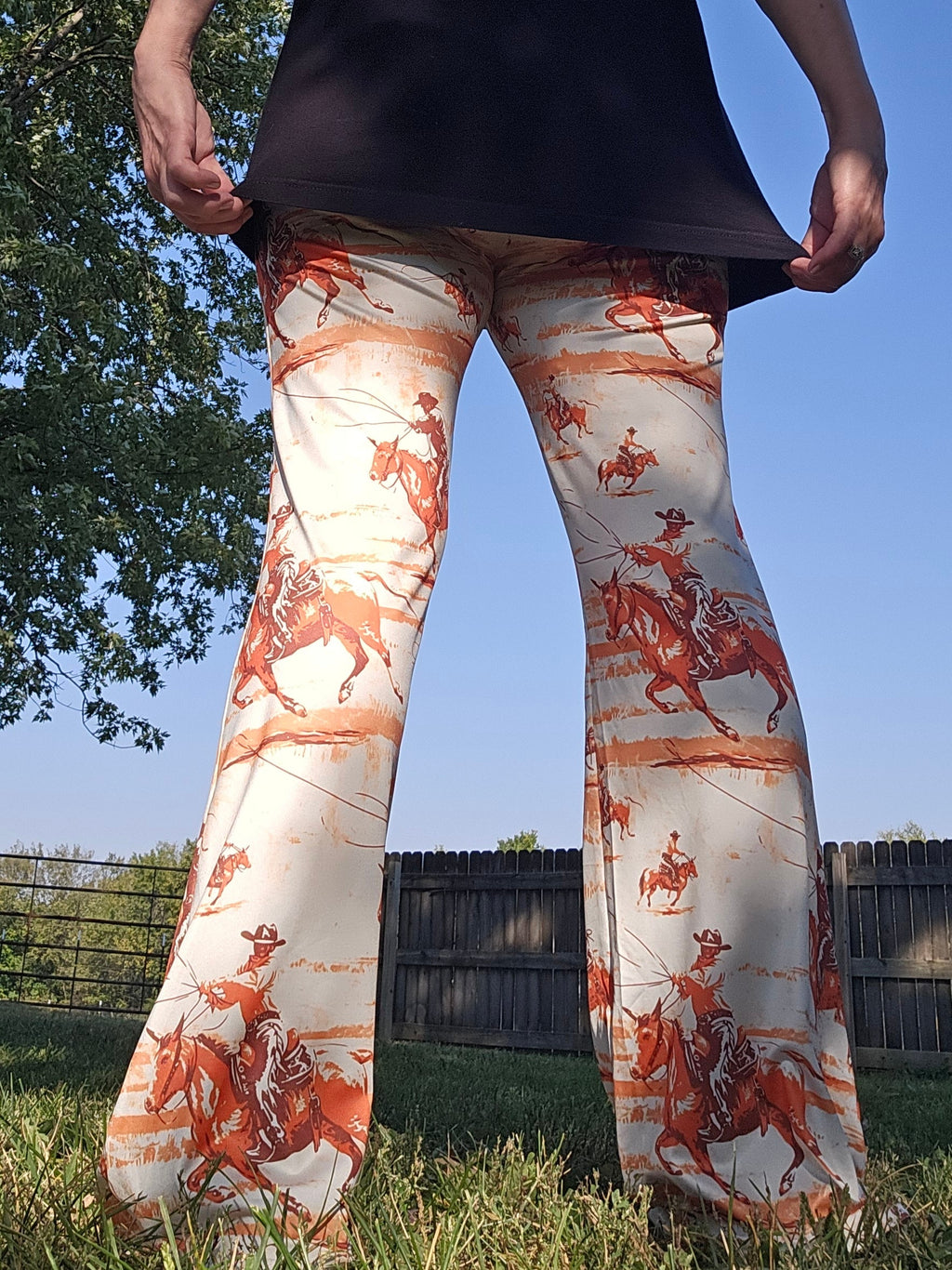 Baha Ranch Retro Western Flare Pants by Baha Ranch Western Wear - product image 4