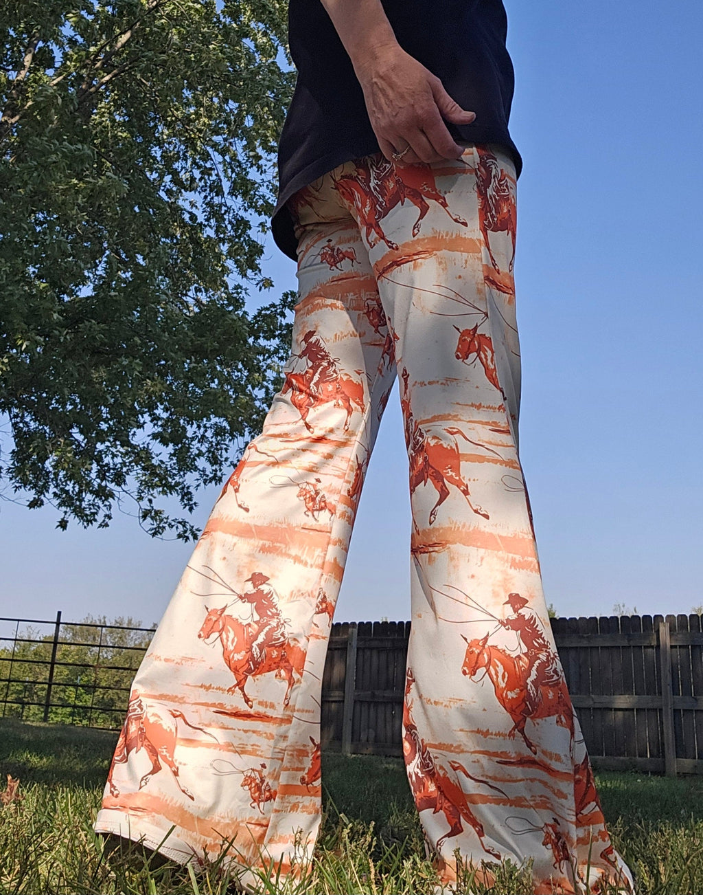 Baha Ranch Retro Western Flare Pants by Baha Ranch Western Wear