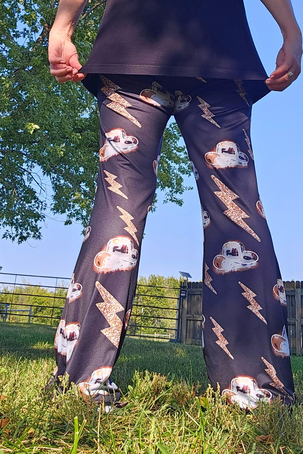 Baha Ranch Disco Cowgirl Flare Pants by Baha Ranch Western Wear - product image 2