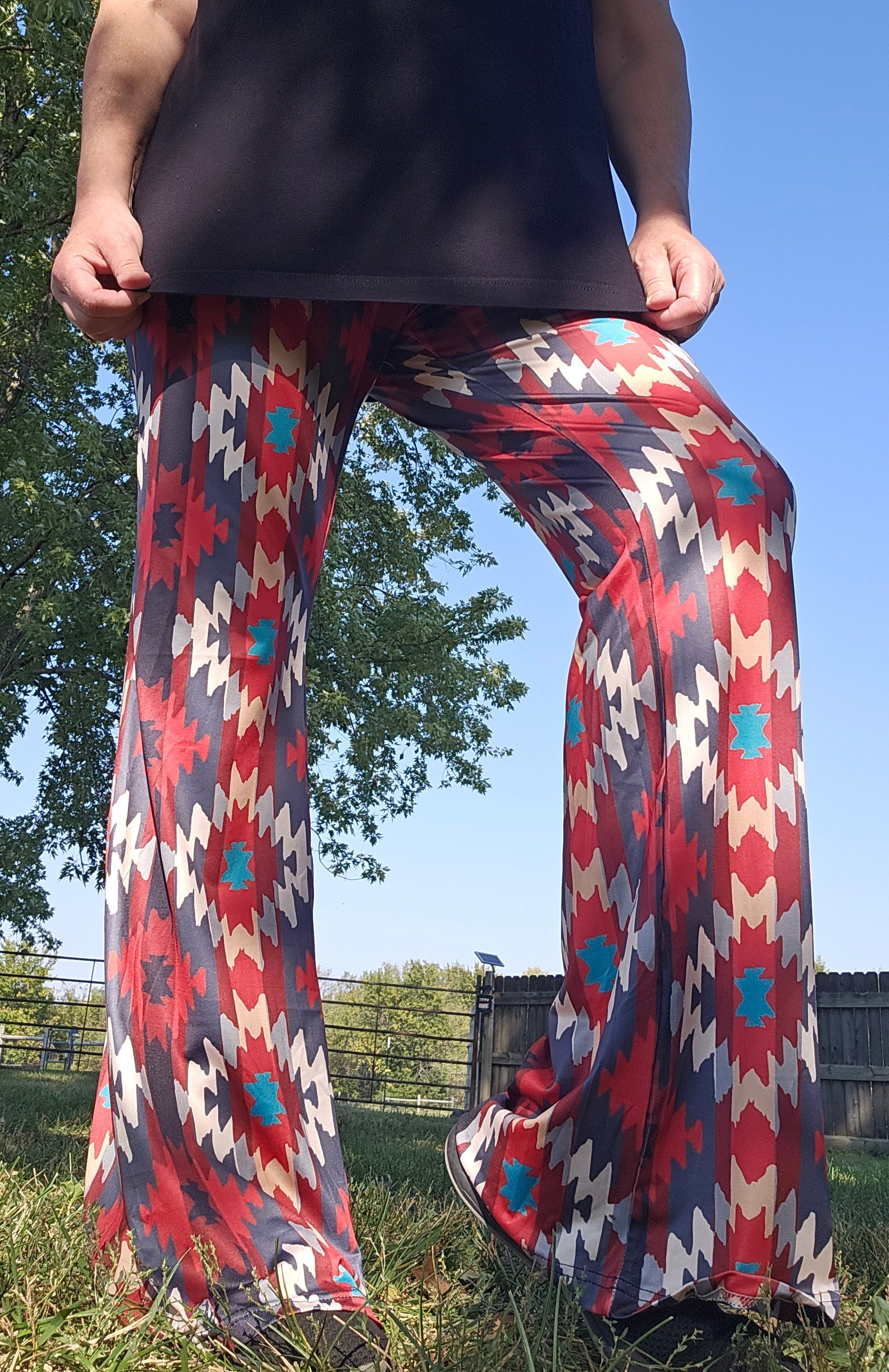 Baha Ranch Sedona Aztec Flare Pants by Baha Ranch Western Wear - product image 3