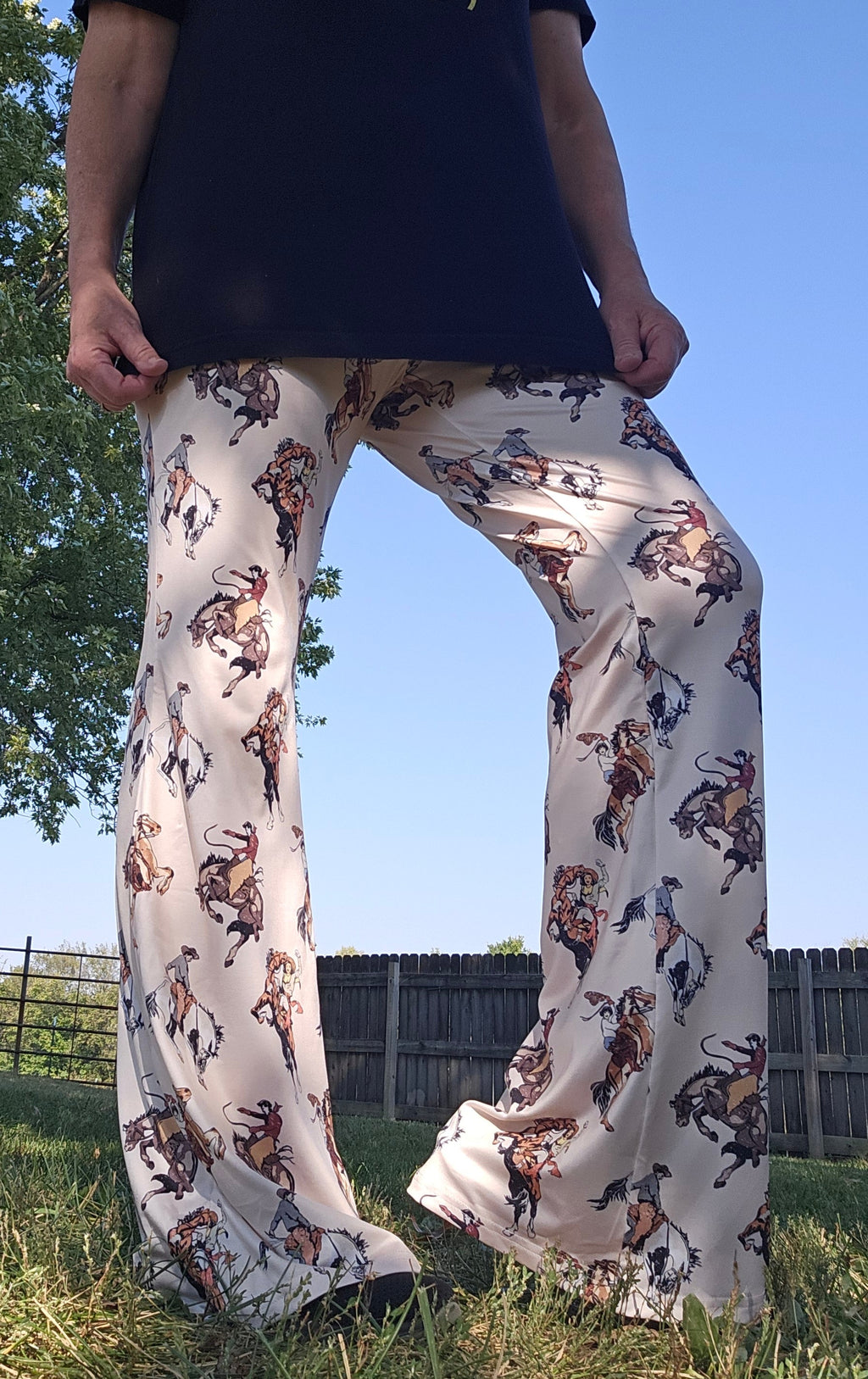 Baha Ranch Vintage Rodeo Cowgirl Flare Pants by Baha Ranch Western Wear - product image 5