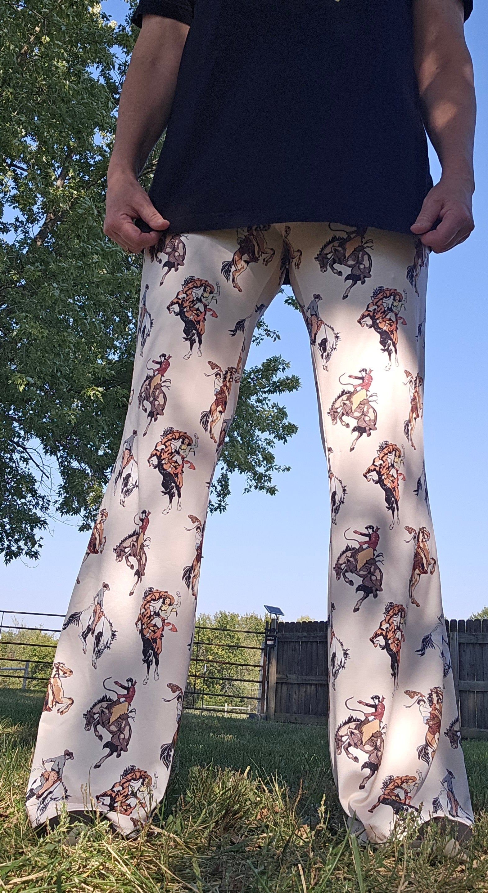 Baha Ranch Vintage Rodeo Cowgirl Flare Pants by Baha Ranch Western Wear - product image 3