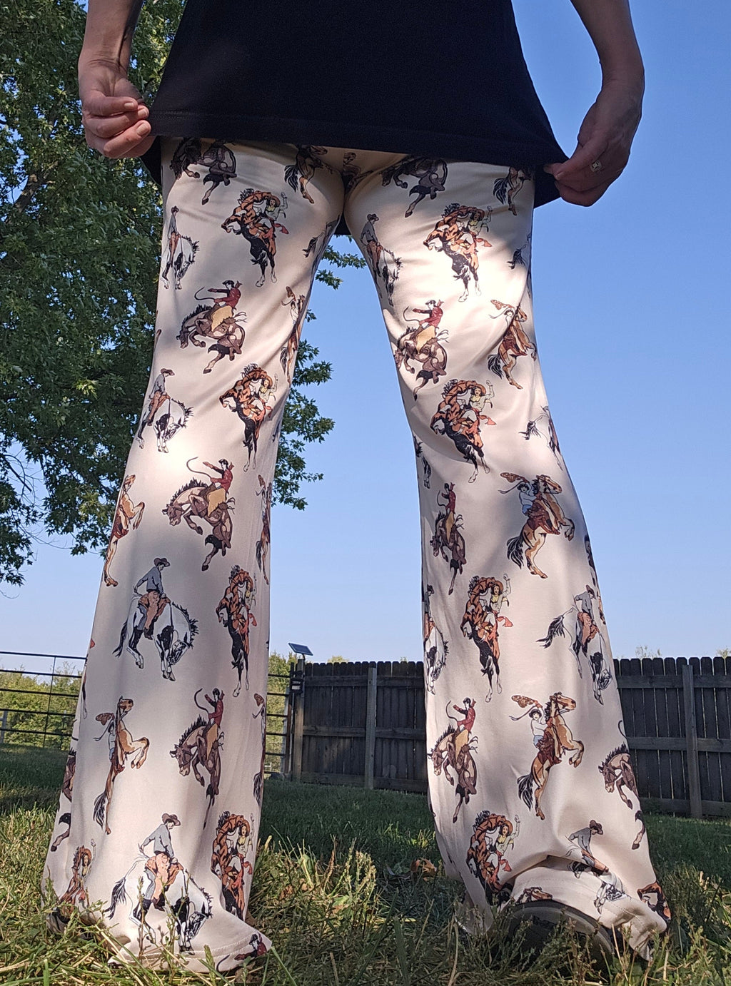 Baha Ranch Vintage Rodeo Cowgirl Flare Pants by Baha Ranch Western Wear - product image 2