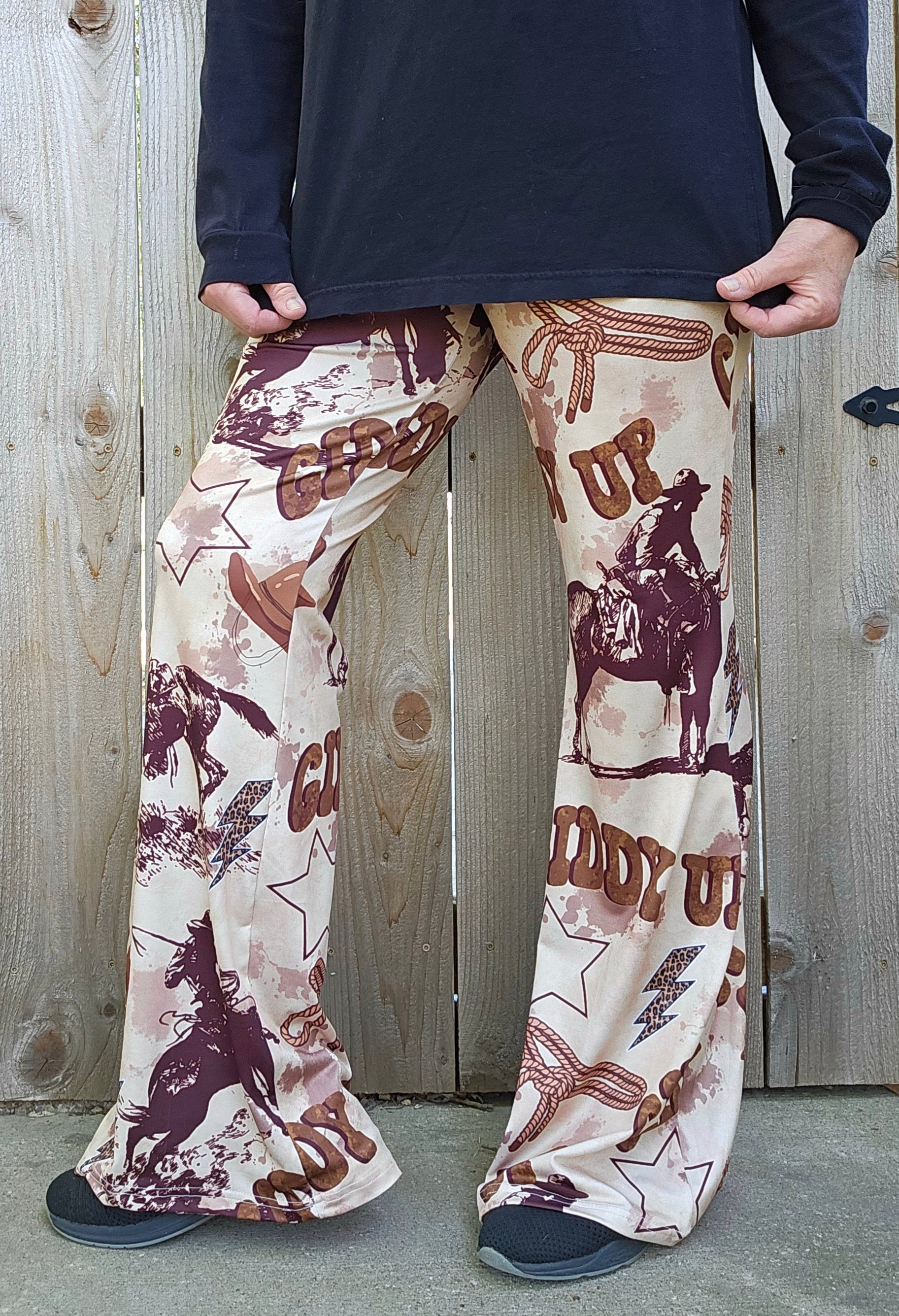 Baha Ranch Cowboy Ranch Flare Pants by Baha Ranch Western Wear