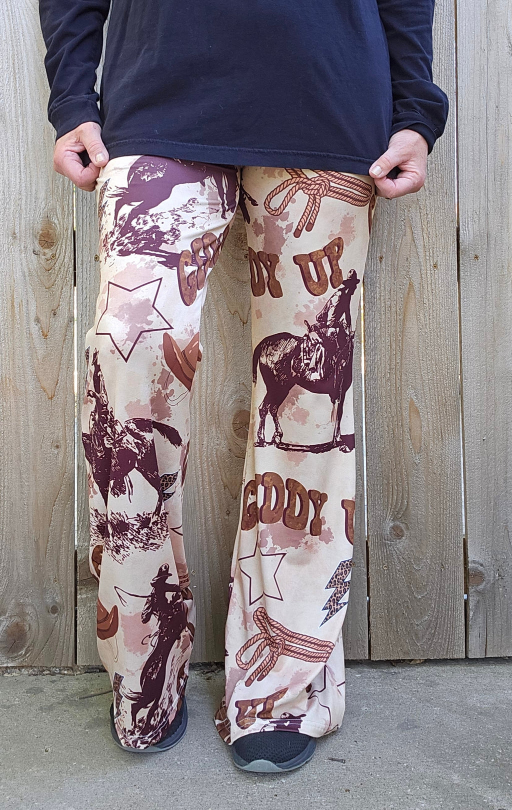 Baha Ranch Cowboy Ranch Flare Pants by Baha Ranch Western Wear - product image 2