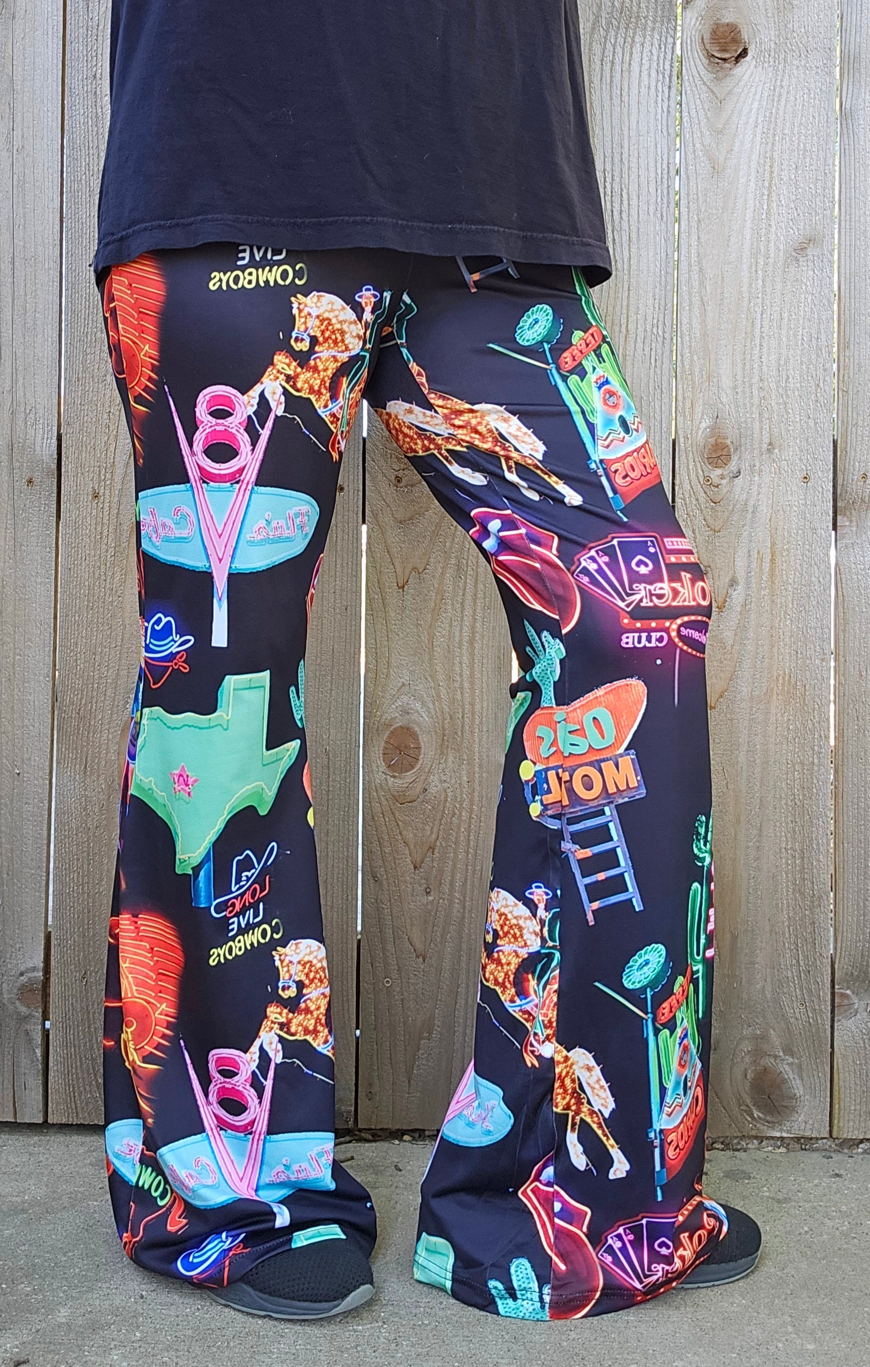 Baha Ranch Neon Vegas Flare Pants by Baha Ranch Western Wear