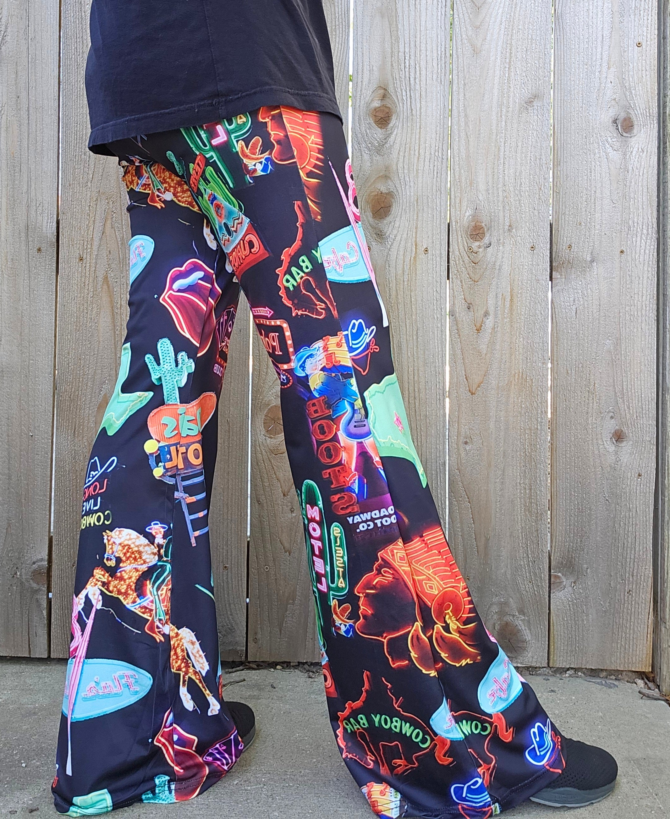 Baha Ranch Neon Vegas Flare Pants by Baha Ranch Western Wear - product image 2