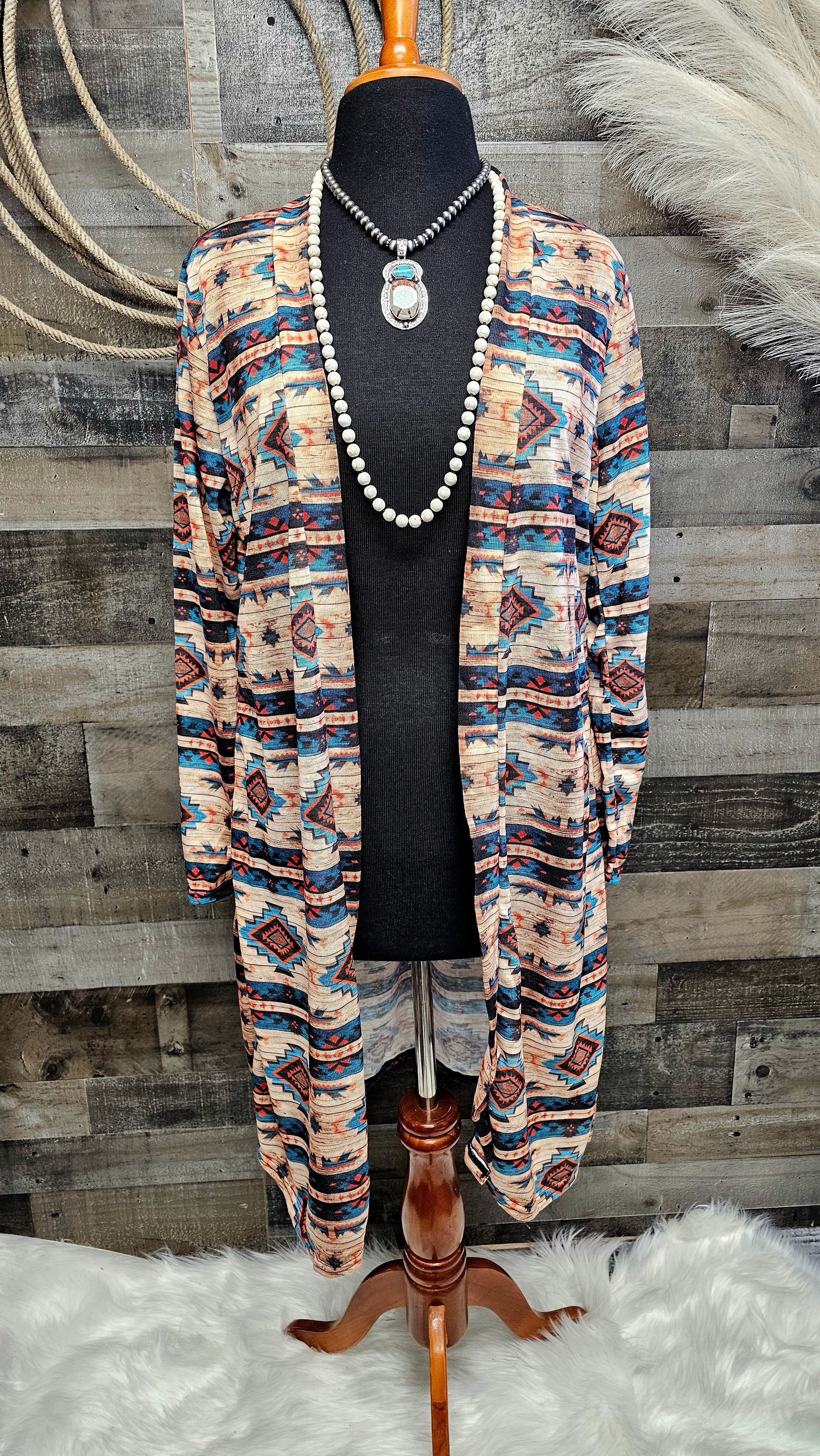 Baha Ranch Santa Fe Lightweight Cardigan by Baha Ranch Western Wear