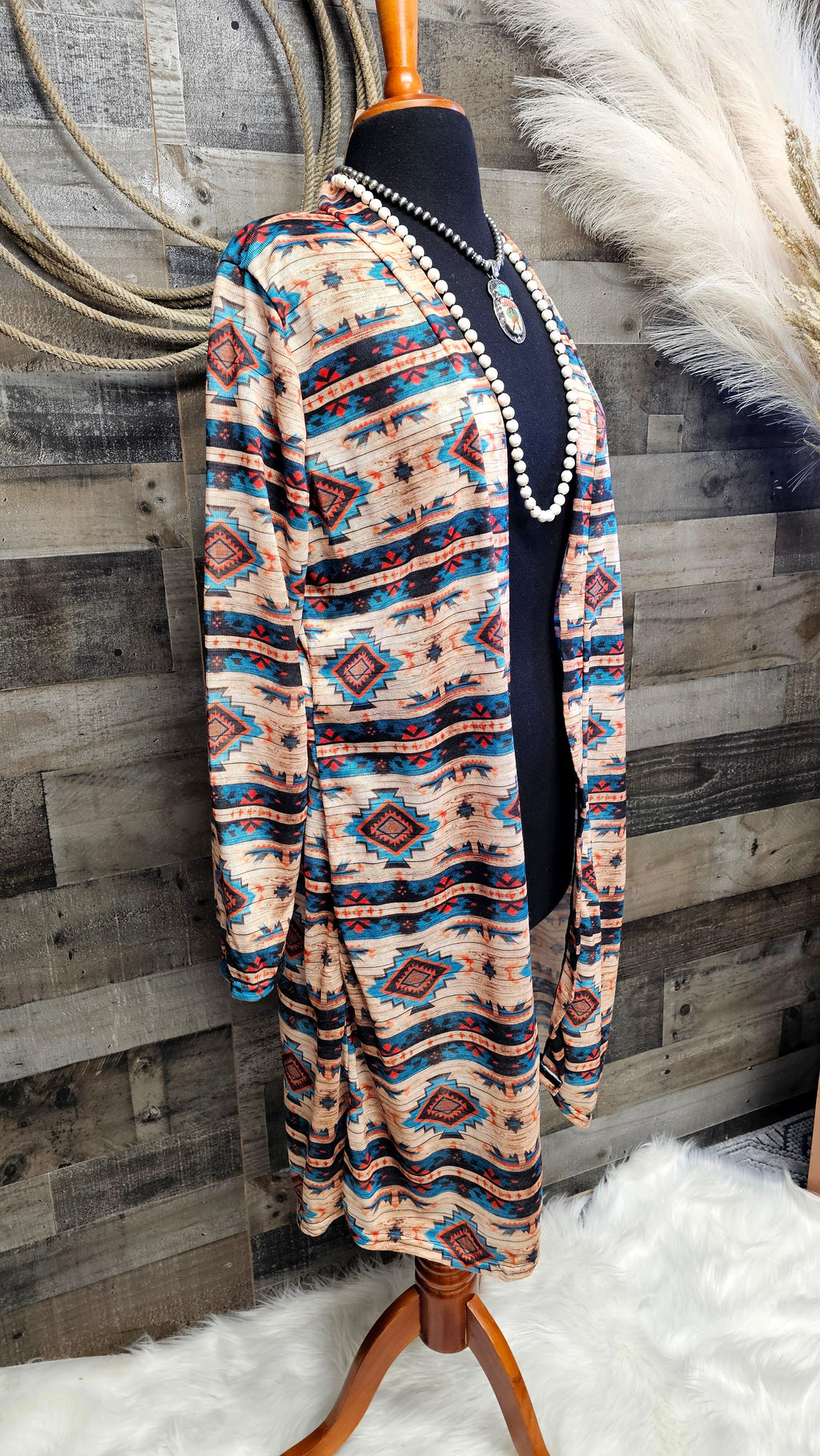 Baha Ranch Santa Fe Lightweight Cardigan by Baha Ranch Western Wear - product image 2