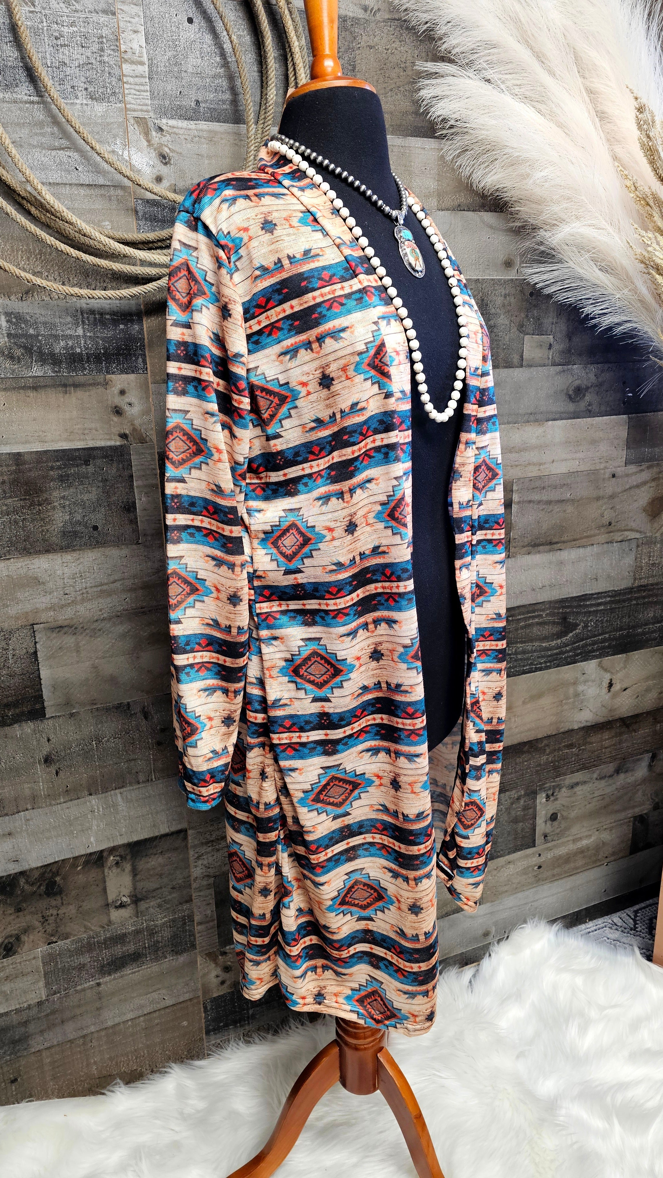 Baha Ranch Santa Fe Lightweight Cardigan by Baha Ranch Western Wear - product image 2