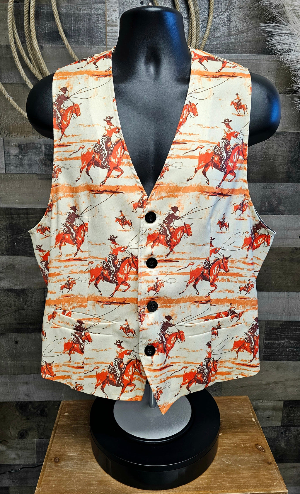 Baha Ranch Retro Western Men's Vest by Baha Ranch Western Wear - product image 2