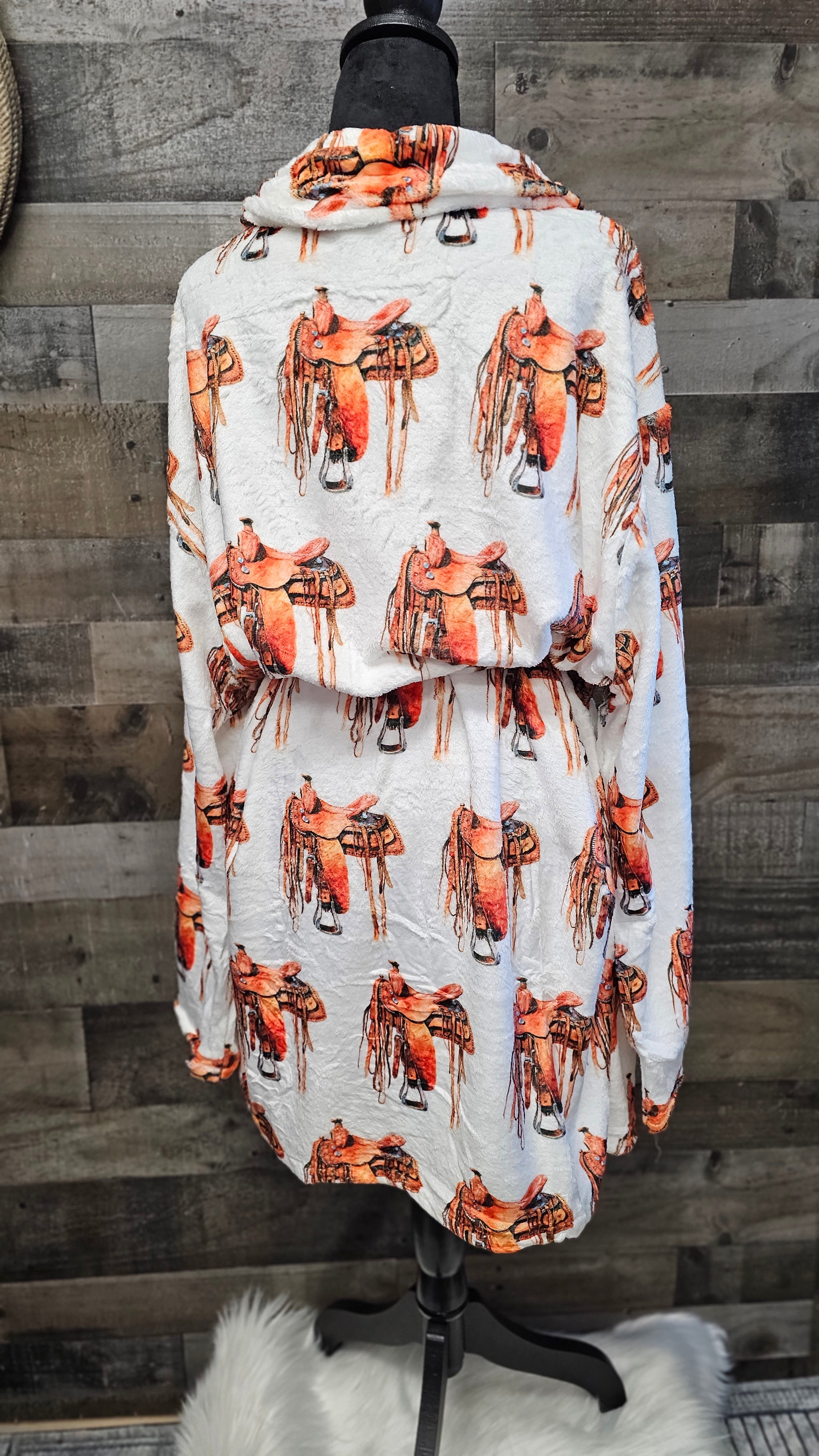 Baha Ranch Saddle UP Western Robe by Baha Ranch Western Wear - product image 3