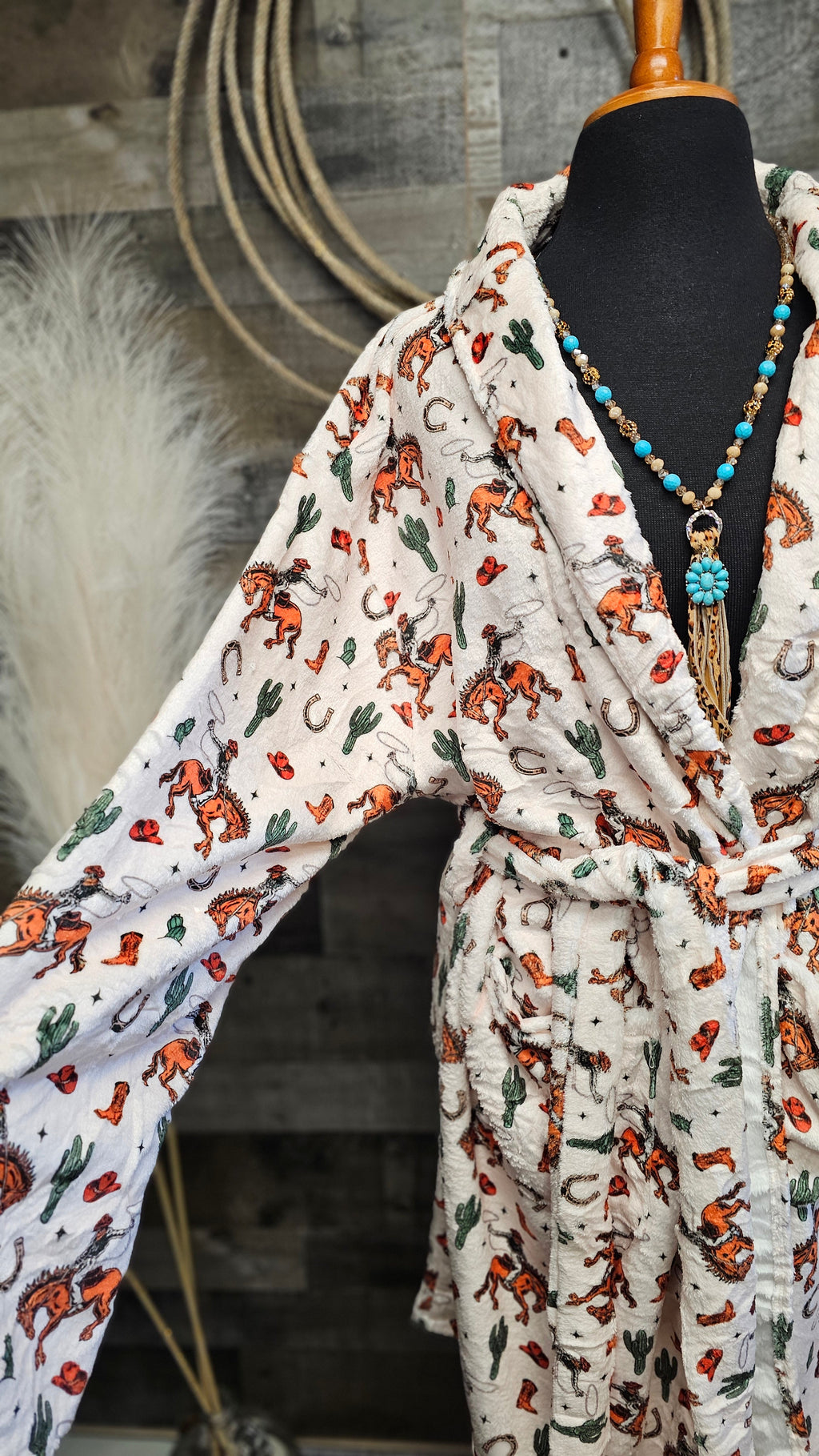 Baha Ranch Cowboy Ranch Western Robe by Baha Ranch Western Wear - product image 3