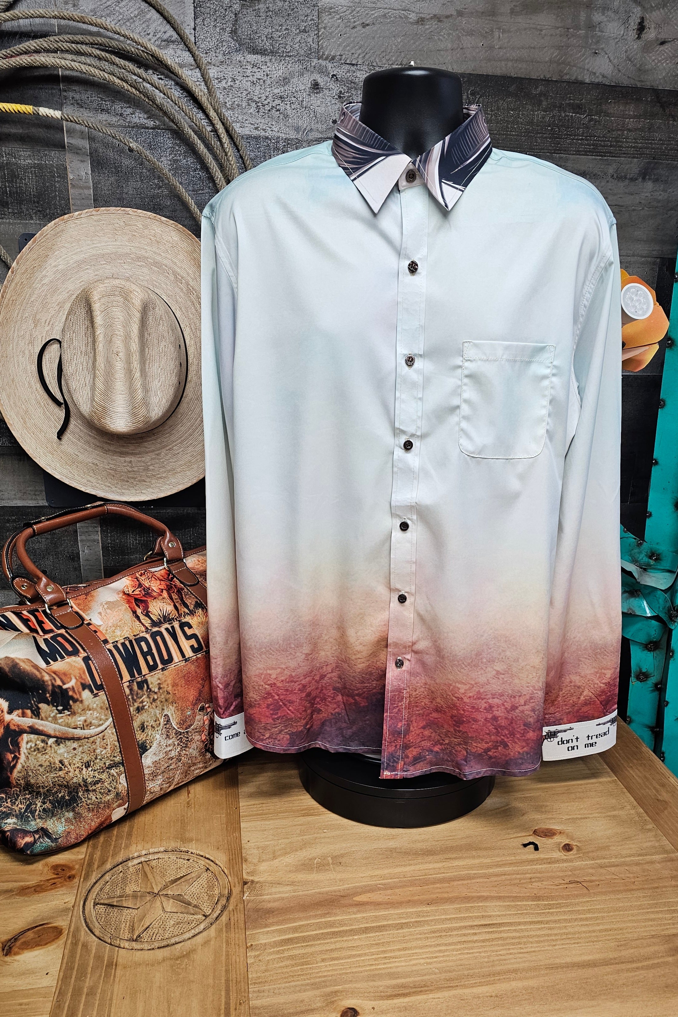 Baha Ranch Rebel Cowboy 2A Arena Button Up Shirt by Baha Ranch Western Wear - product image 6