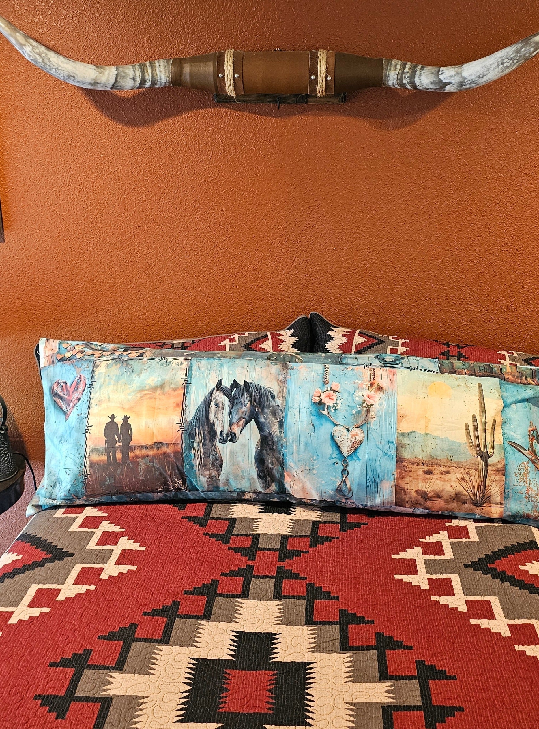 Baha Ranch Turquoise Dreams Body Pillow Cover Made in America by Baha Ranch Western Wear - product image 6