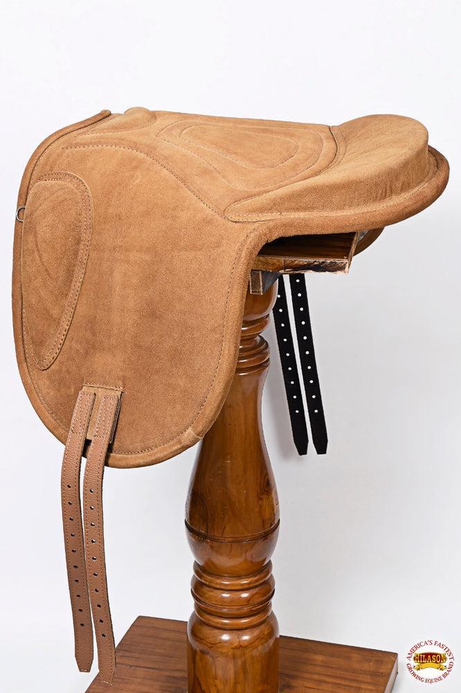 Hilason Baretek Treeless Bareback Pad, Tan 20 x 44