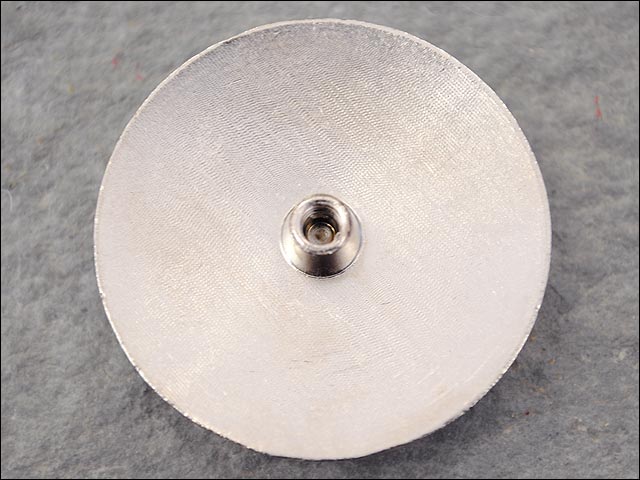 Western Screw Back Concho Nickle Wheel Shape With Rope Edge Saddle Belt