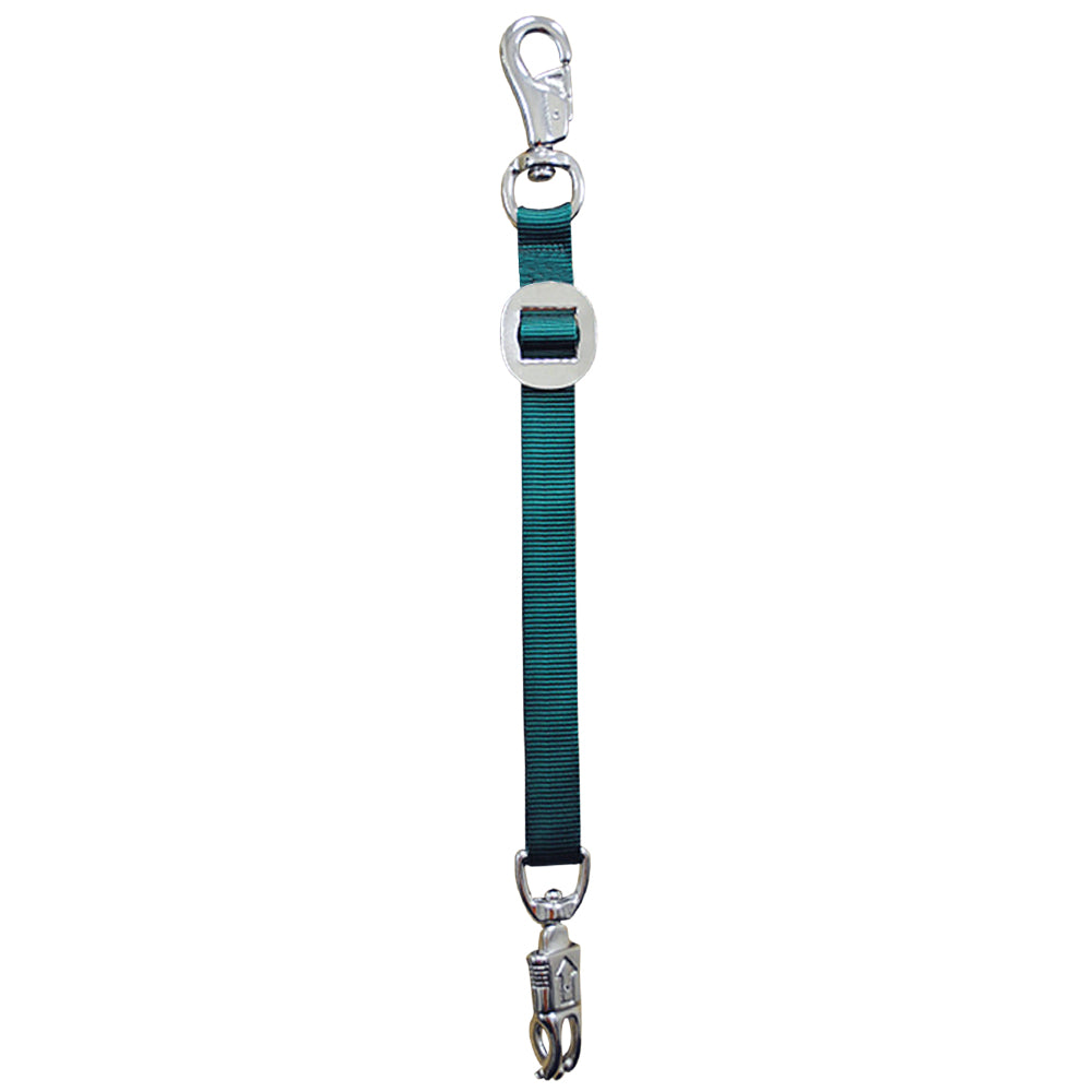 Weaver Hunter Green Nylon Tack Horse Trailer Tie Nickel Plated Hardware