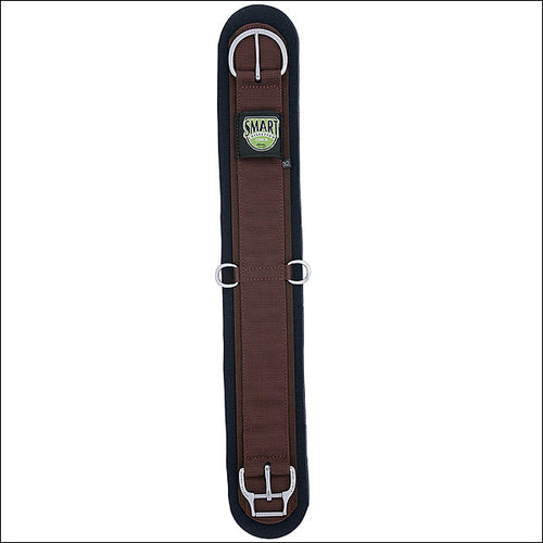 24 Inch Weaver Brown Neoprene Straight Smart Horse Cinch Girth Roll Snug Buckle