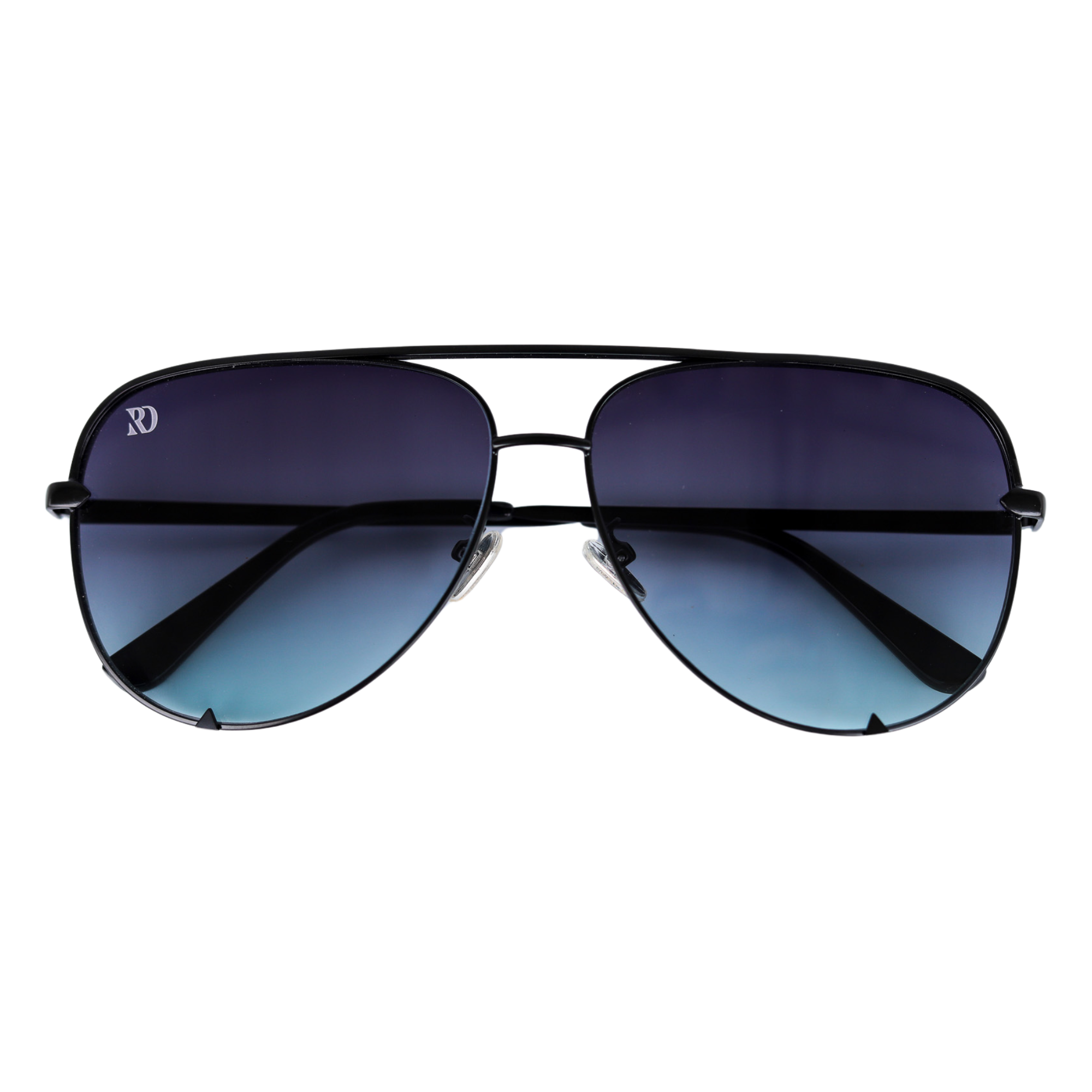 DILLON AVIATOR SUNGLASSES | RD (black gray blue) — view 4