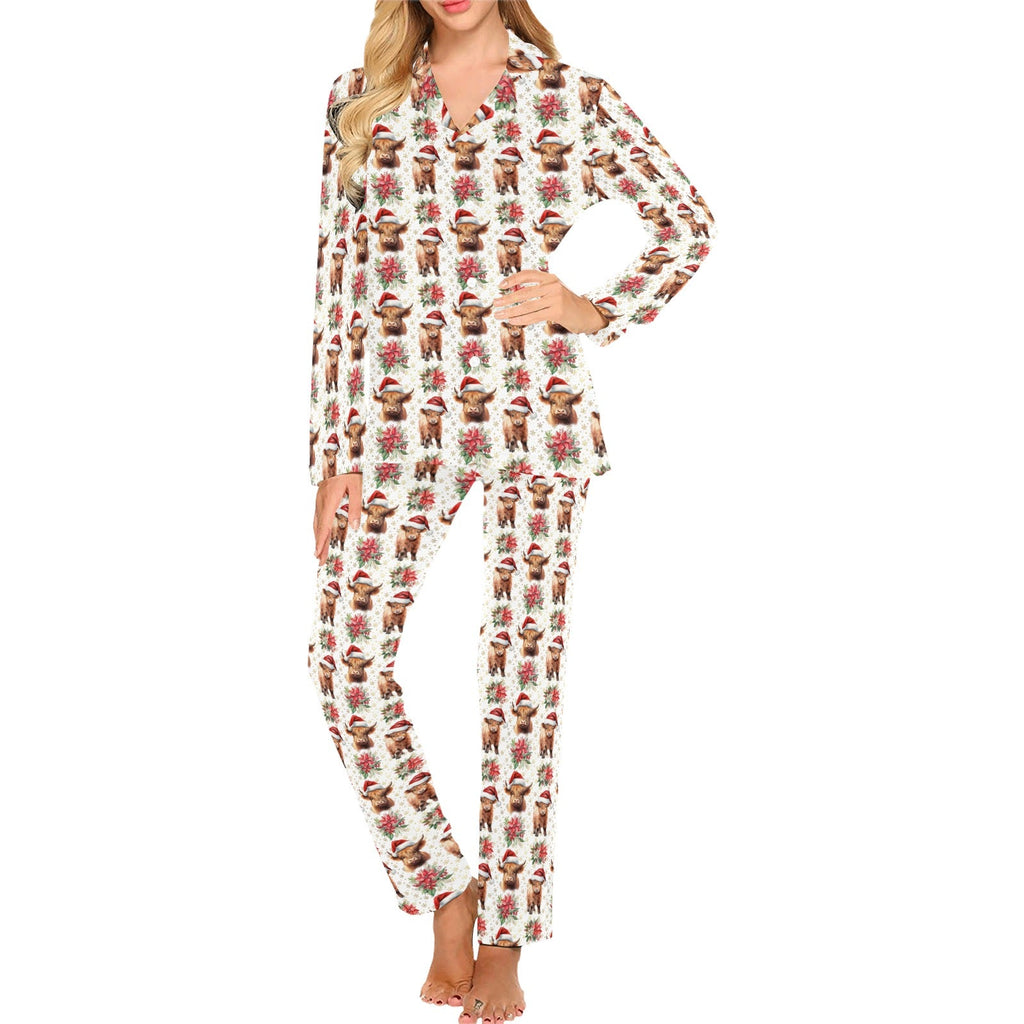 Baha Ranch Christmas Highland Women's Western Pajama Set by Baha Ranch Western Wear - product image 2