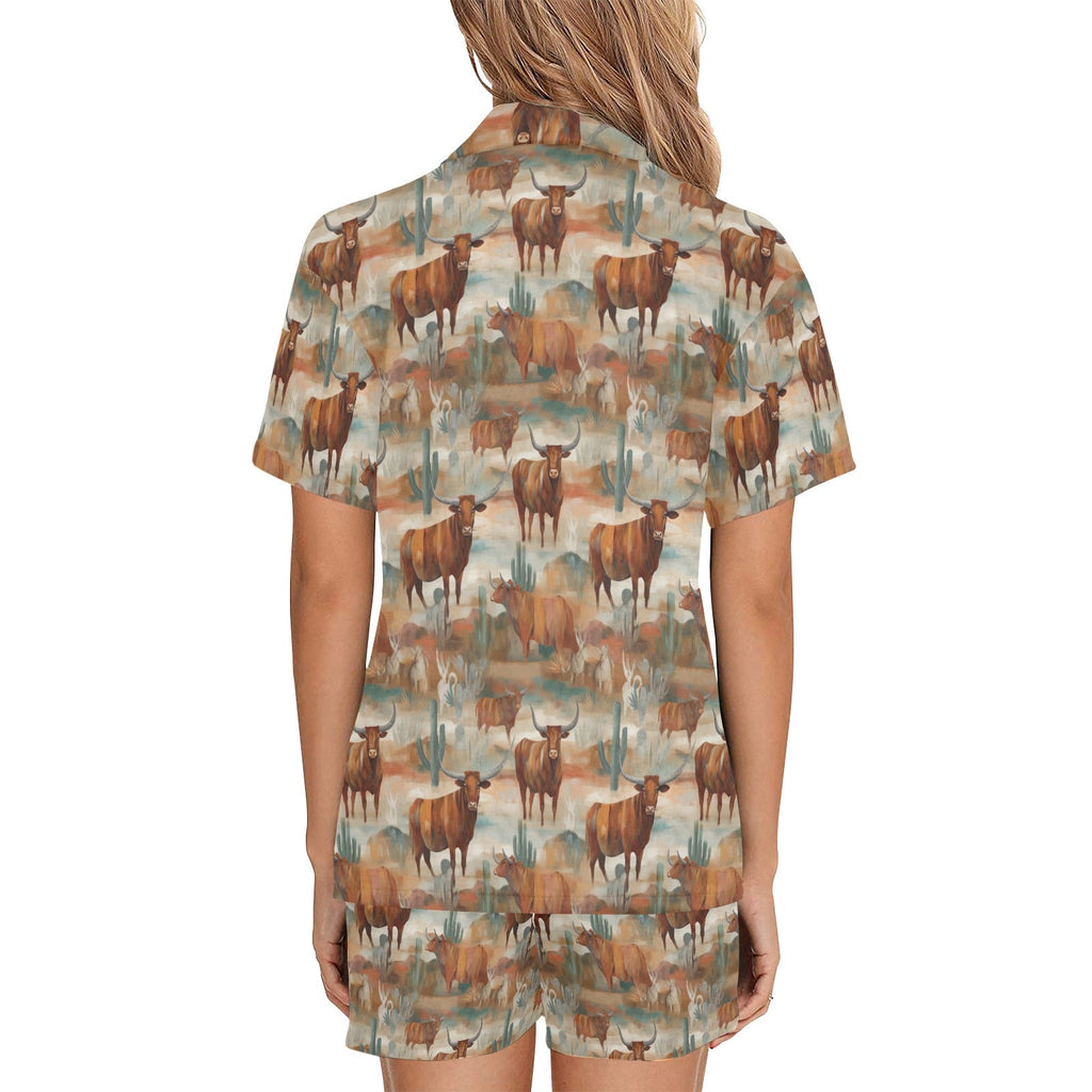 Baha Ranch Cattle Country Women's Western Pajama Set by Baha Ranch Western Wear - product image 4