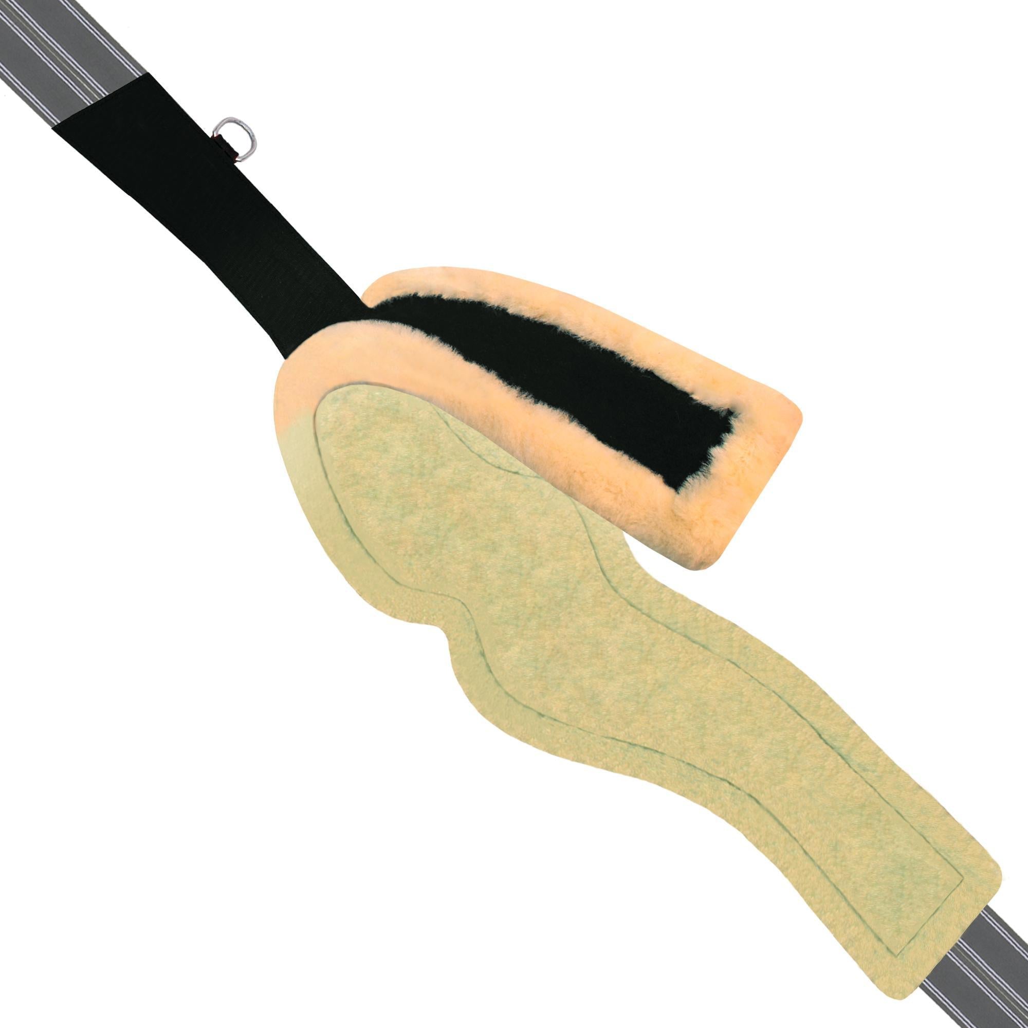 ExionPro 'AdaptLine' Wave Girth - Navy Blue Elastic with White Lines by Bridles & Reins - alternate view 8