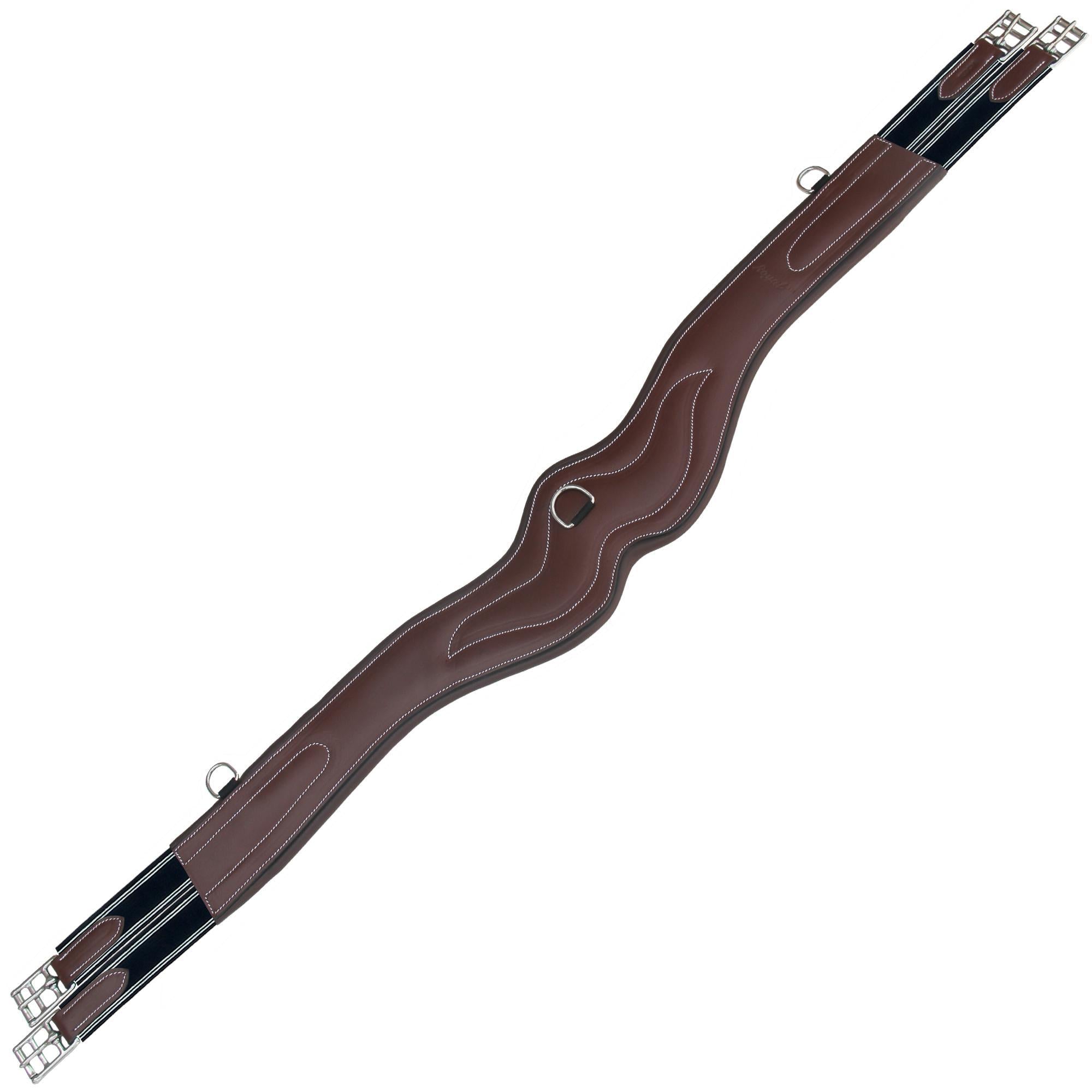ExionPro 'AdaptLine' Wave Girth - Navy Blue Elastic with White Lines by Bridles & Reins - alternate view 3
