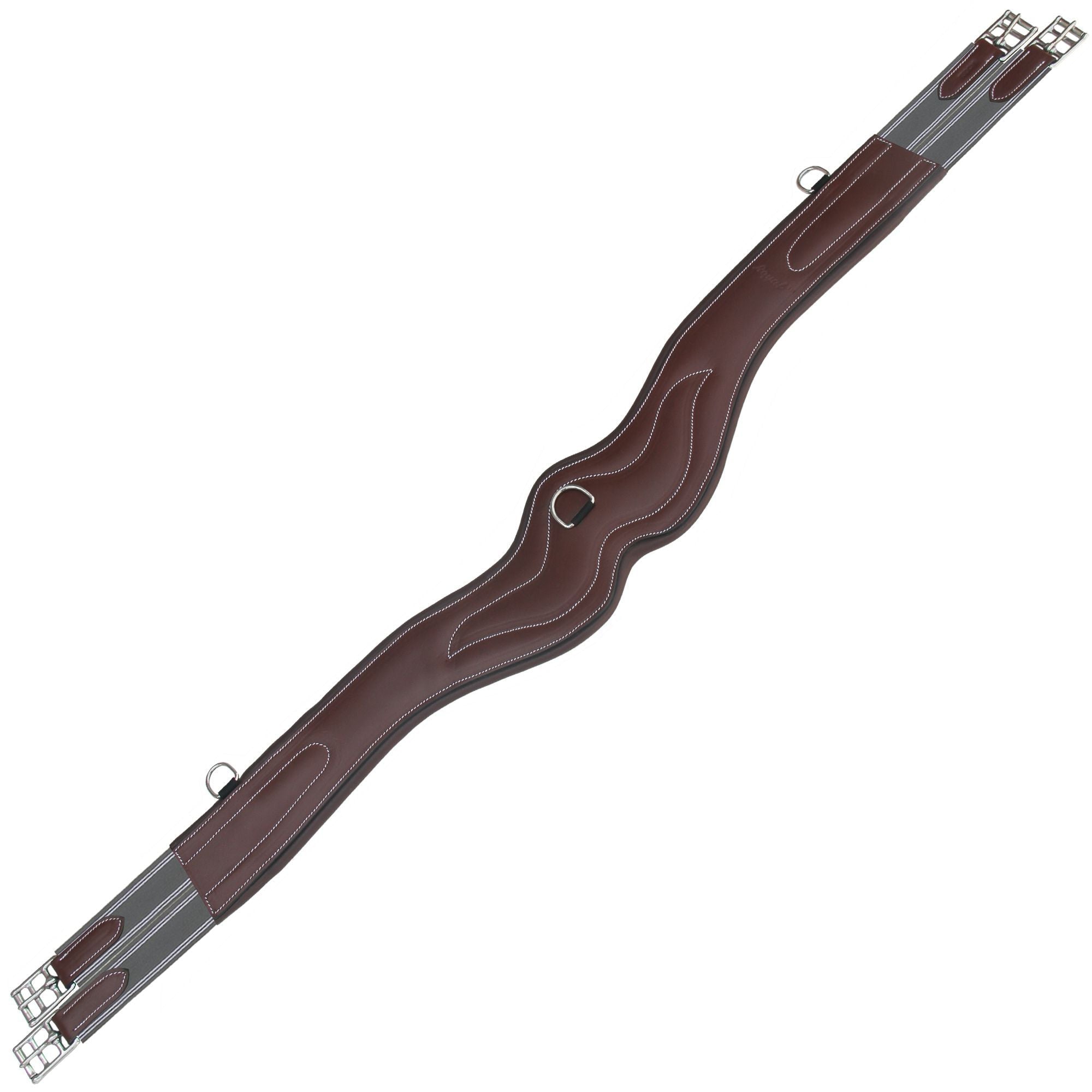 ExionPro 'AdaptLine' Wave Girth - Grey Elastic with White Lines by Bridles & Reins - alternate view 3