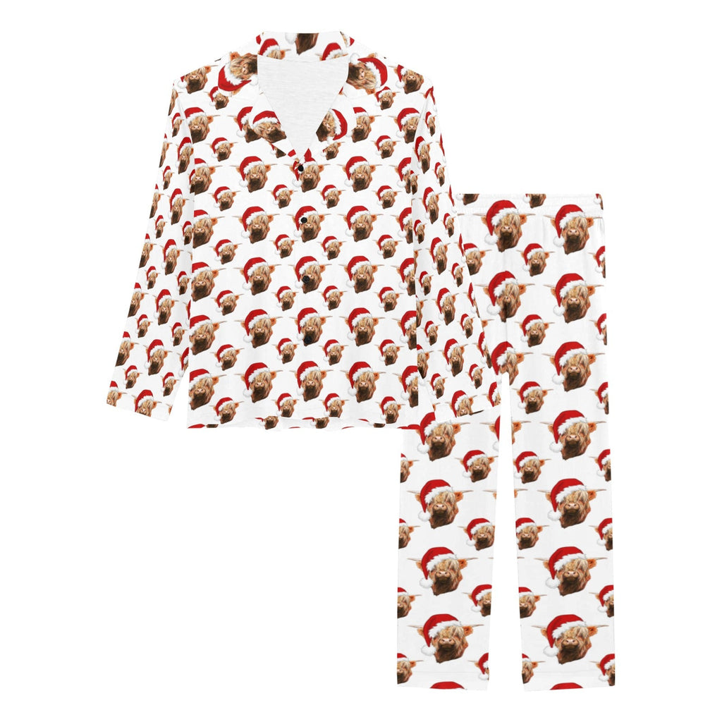 Baha Ranch Highland Christmas Cow Women's Western Pajama Set by Baha Ranch Western Wear - product image 3