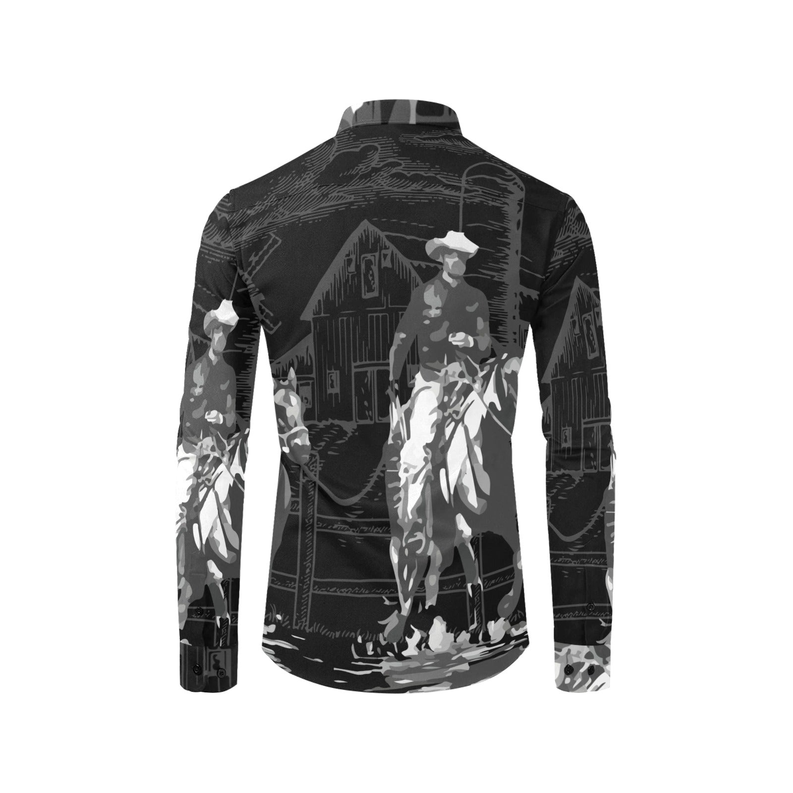 Baha Ranch Sepia Cowboy Legacy Unisex Button Up Arena Shirt by Baha Ranch Western Wear - product image 2