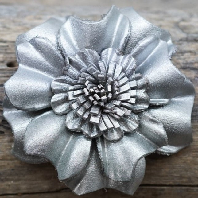 Hand Painted Leather Flowers - Carnations — view 7