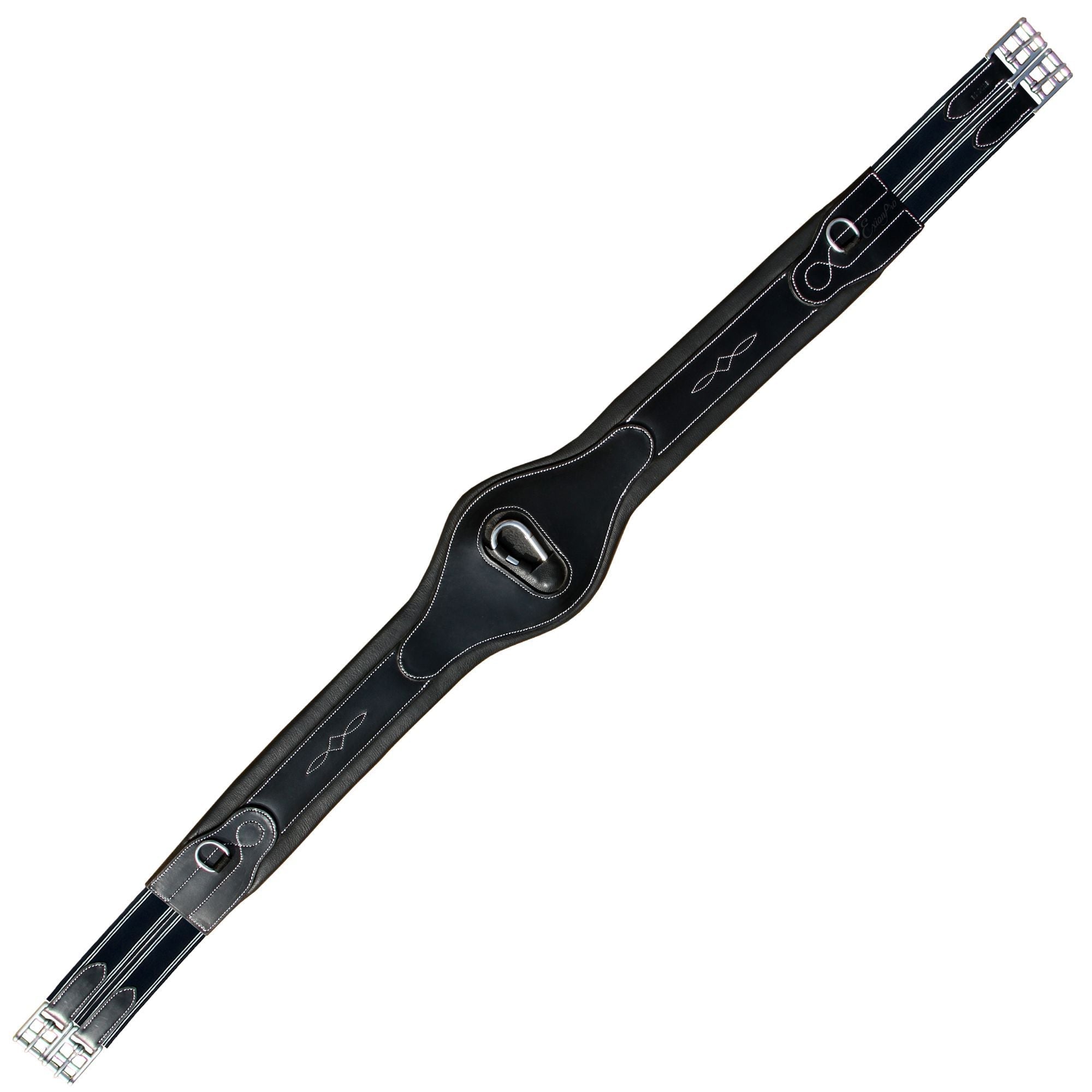 ExionPro 'Joint' Girth - Navy Blue Elastic with White Lines by Bridles & Reins - alternate view 2