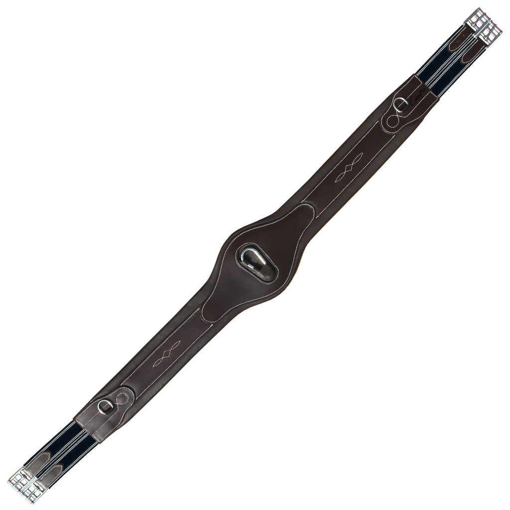 ExionPro 'Joint' Girth - Navy Blue Elastic with White Lines by Bridles & Reins