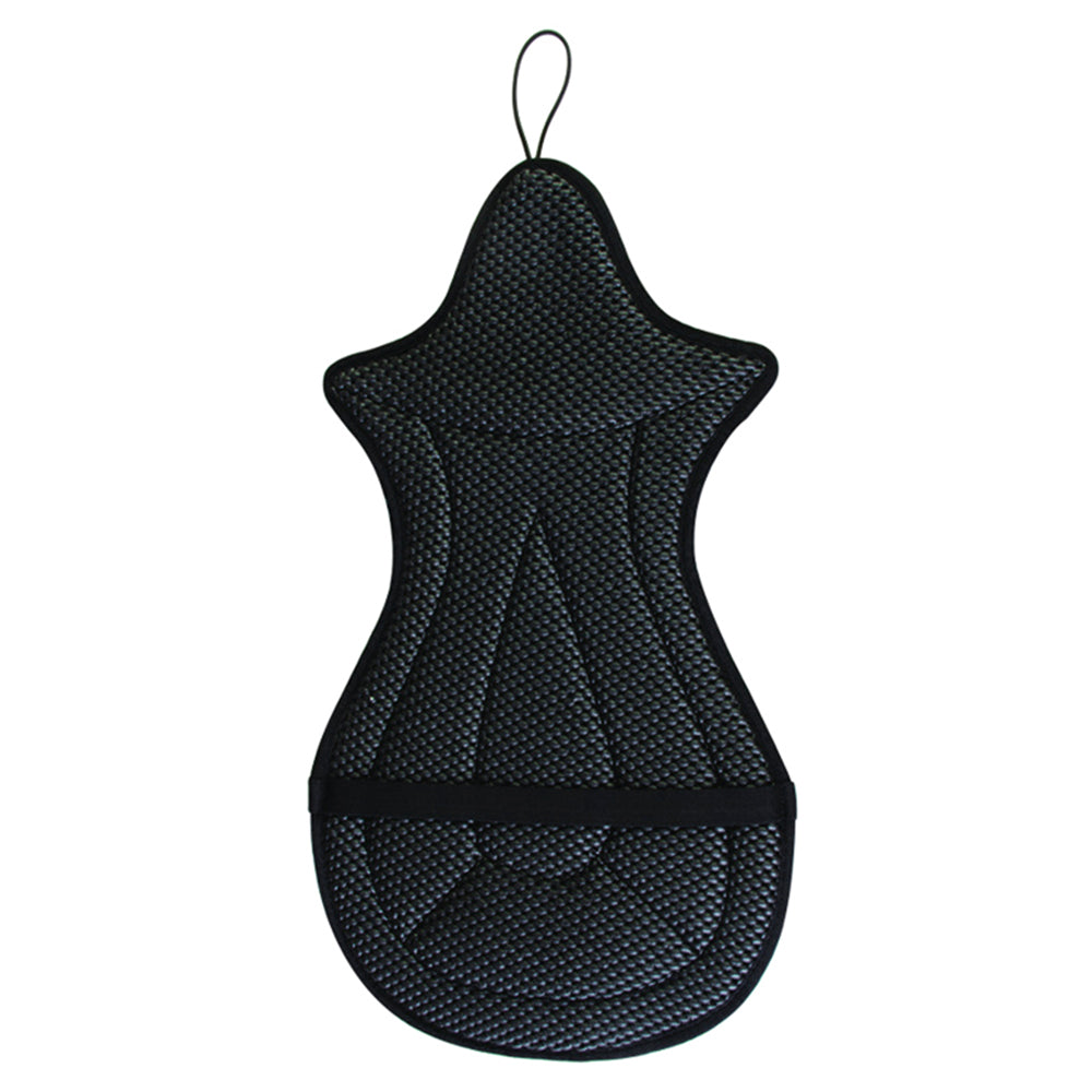Hilason Anti Slip Cushion Grip Saddle Seat Cover With Cushion Black