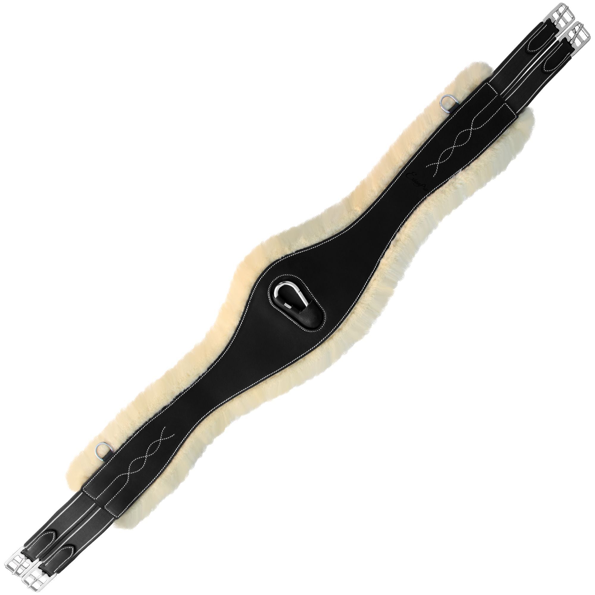 ExionPro Fancy Stitched 'Snap' Girth - Matching Elastic by Bridles & Reins - alternate view 2