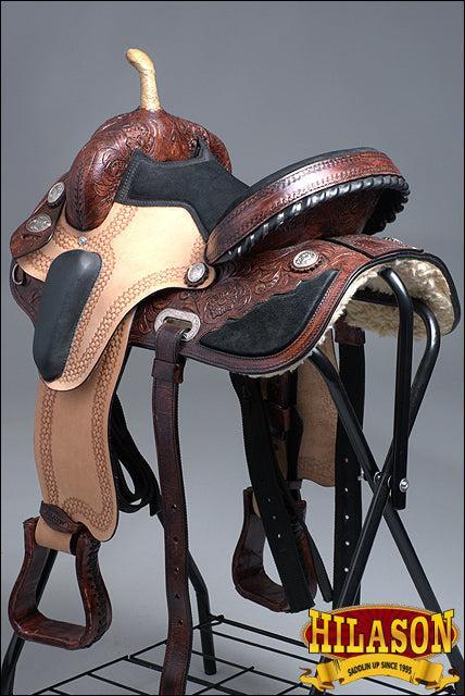 Flex Tree Western Horse Saddle American Leather Trail Barrel Racing By Hilason