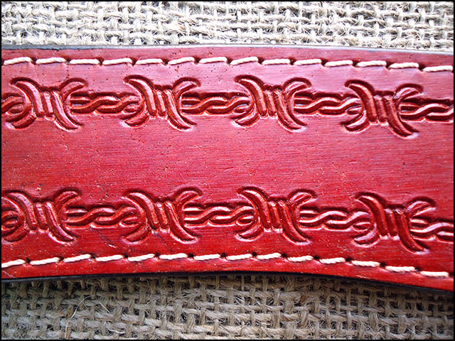 HILASON Western Horse Headstall Breast Collar Set Tack Genuine American Leather Barb Wire Mahogany